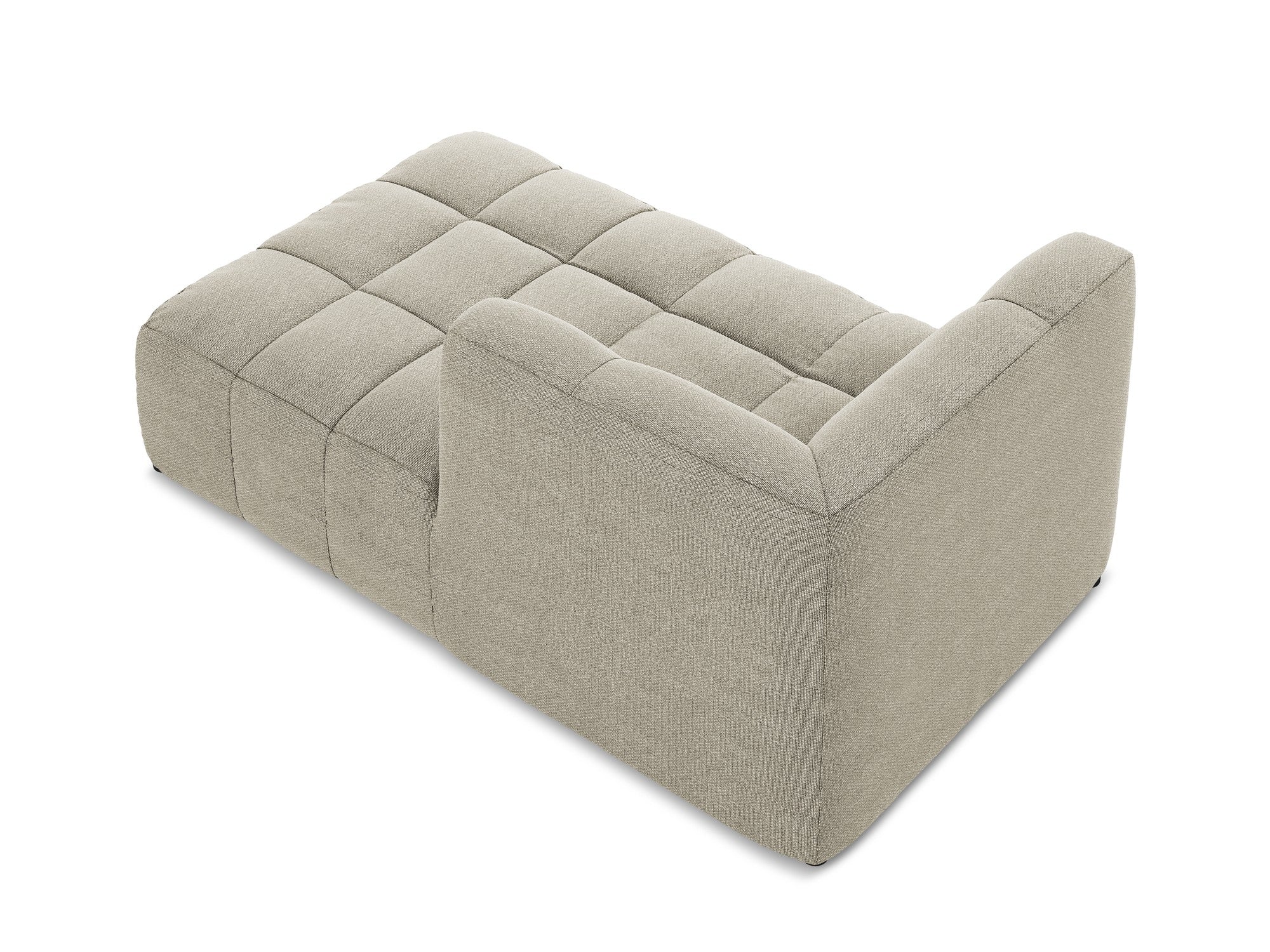 Szezlong rechts ALOHA taupe boucle