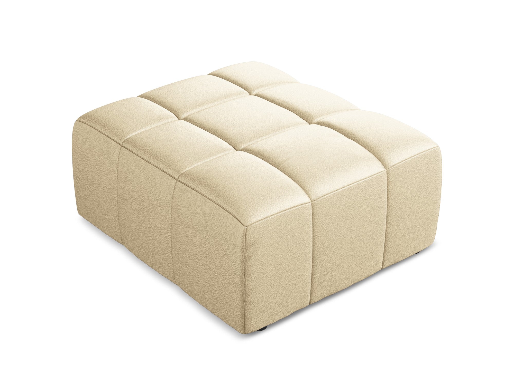 Puf / module ALOHA beige ecologische leer