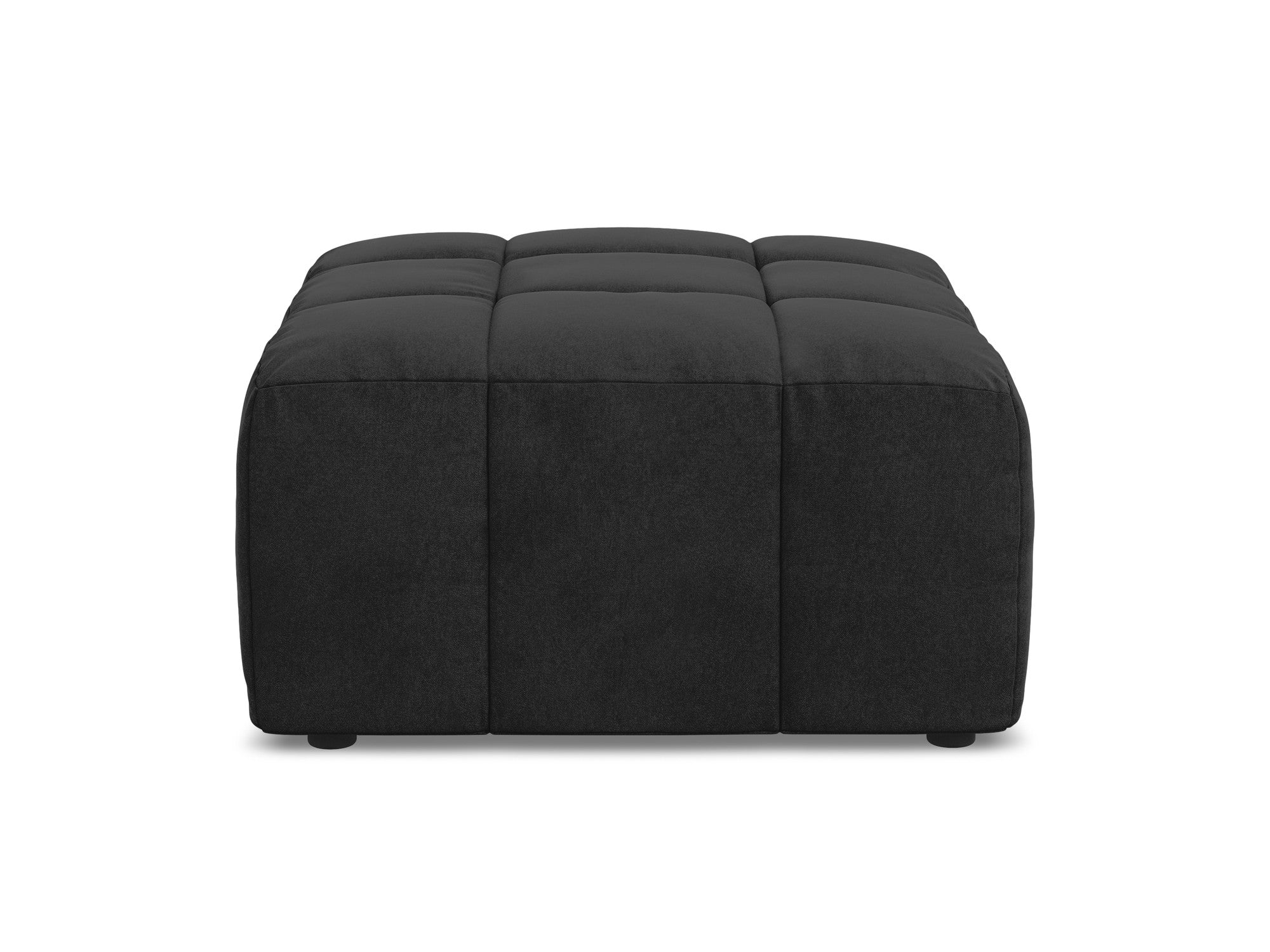 Pouf / velvet module ALOHA black
