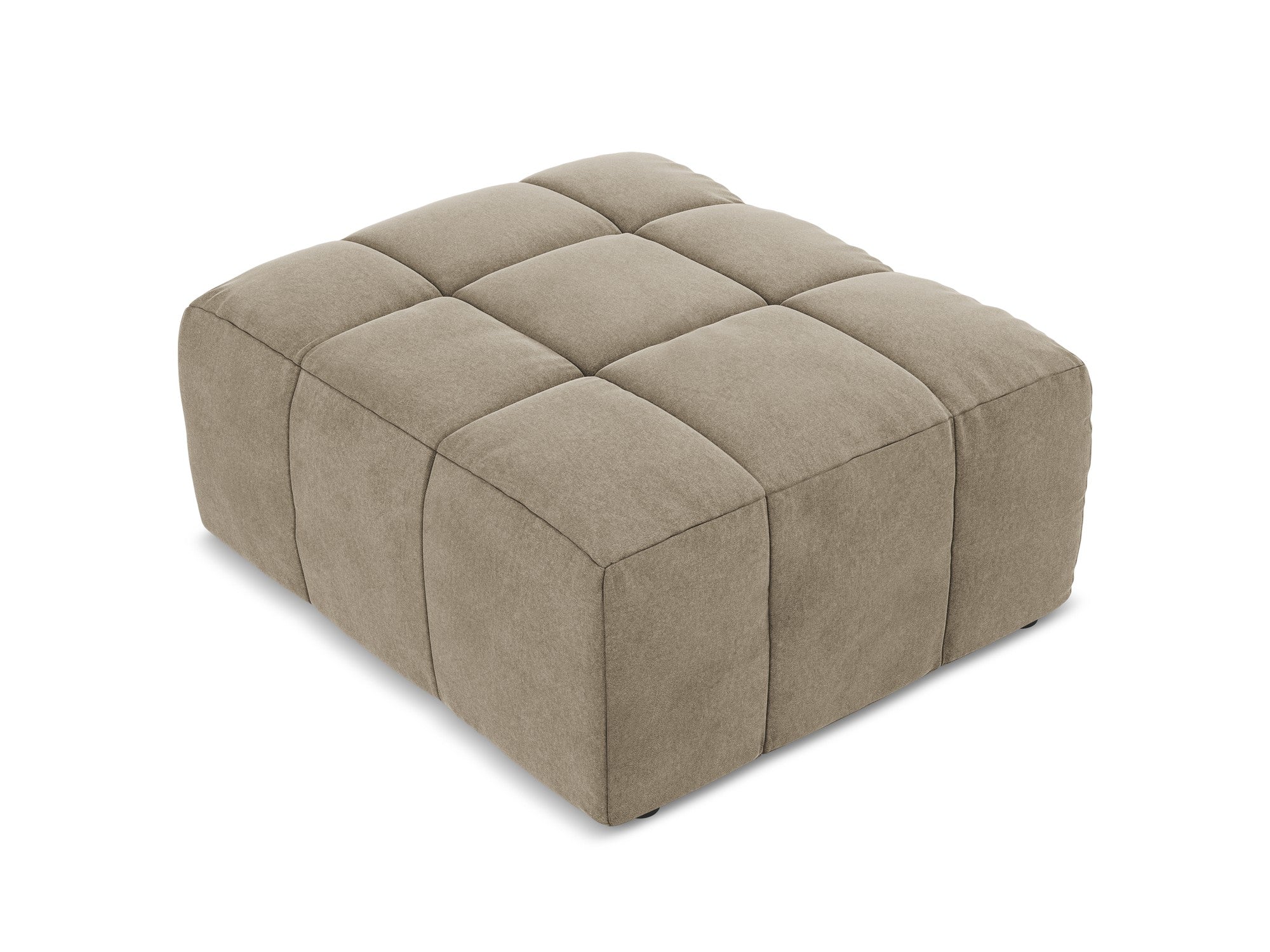 Puf / modulaire fluwelen ALOHA beige