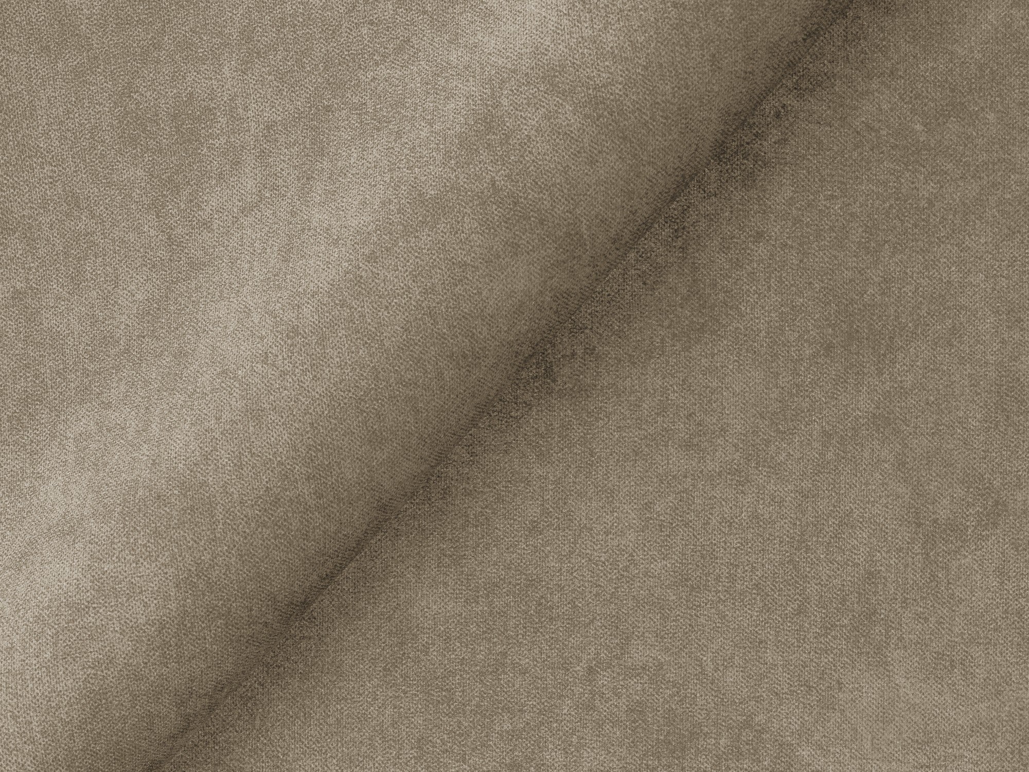 Modularer Samt-Ecksofa rechtsseitig 2-sitzig ALOHA beige
