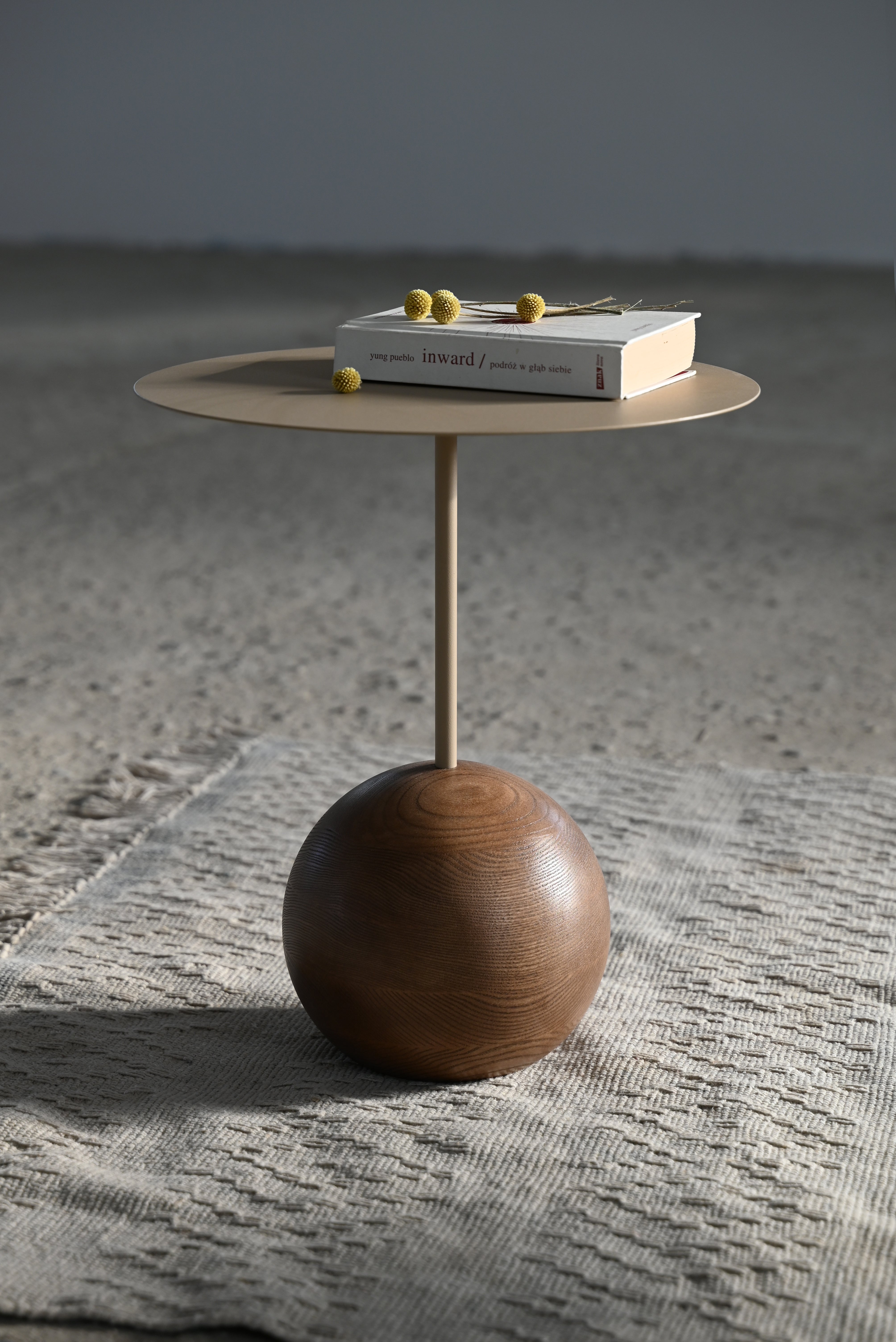 Koffietafel AN SU hout en staal