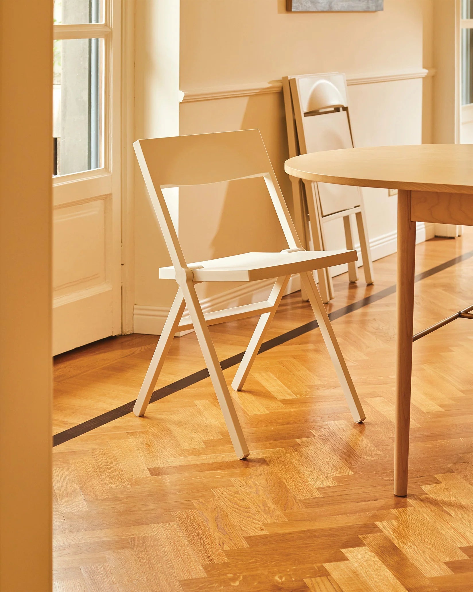 Vouwstoel PIANA zwart