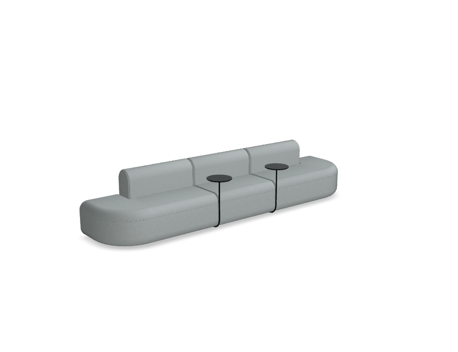 3-Modul-Sofa Einfacher gepolsterter Artico