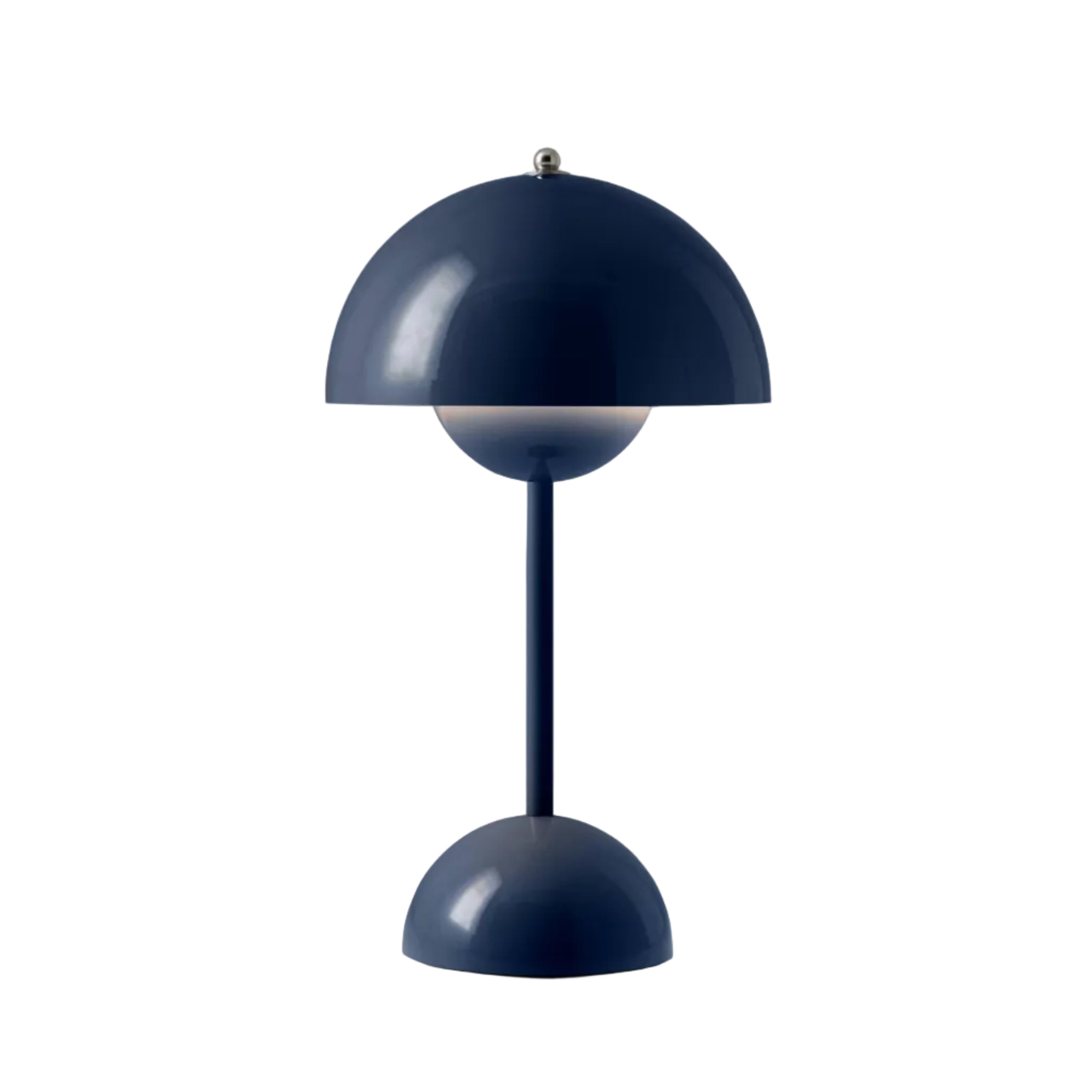 Draagbare lamp FLOWERPOT VP9 staalblauw