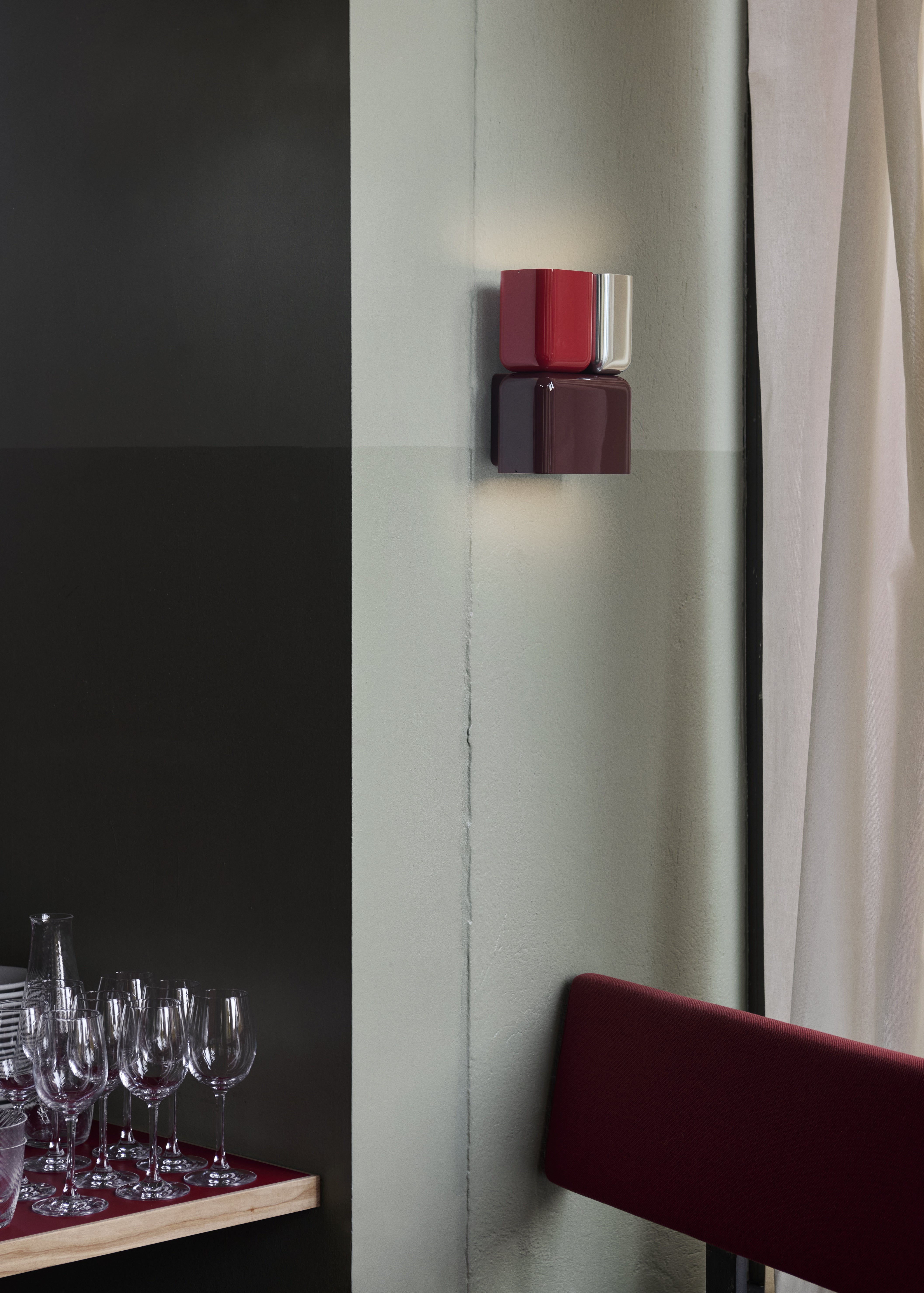Wandlamp TABATA zwart