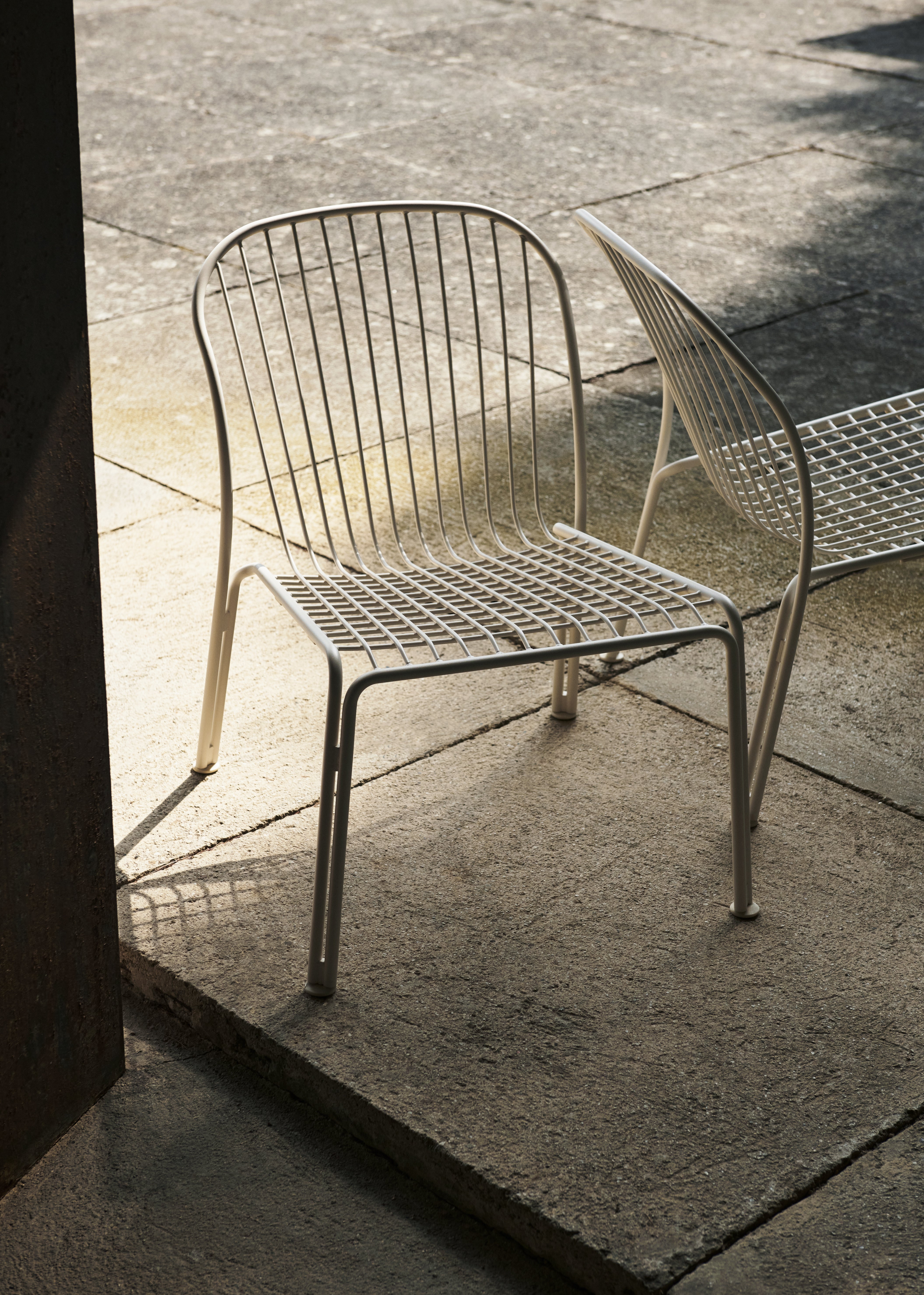 Buitenstoel THORVALD SC100 ivoorkleurig