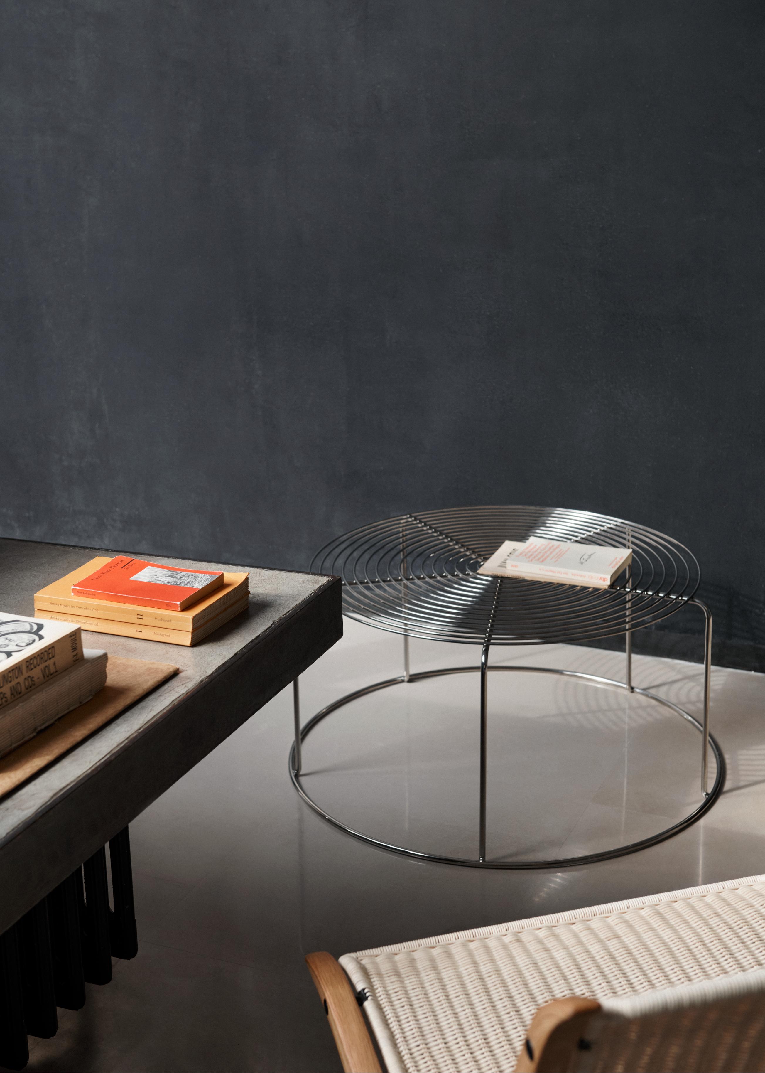 Salontafel WIRE VP17 gepolijst staal