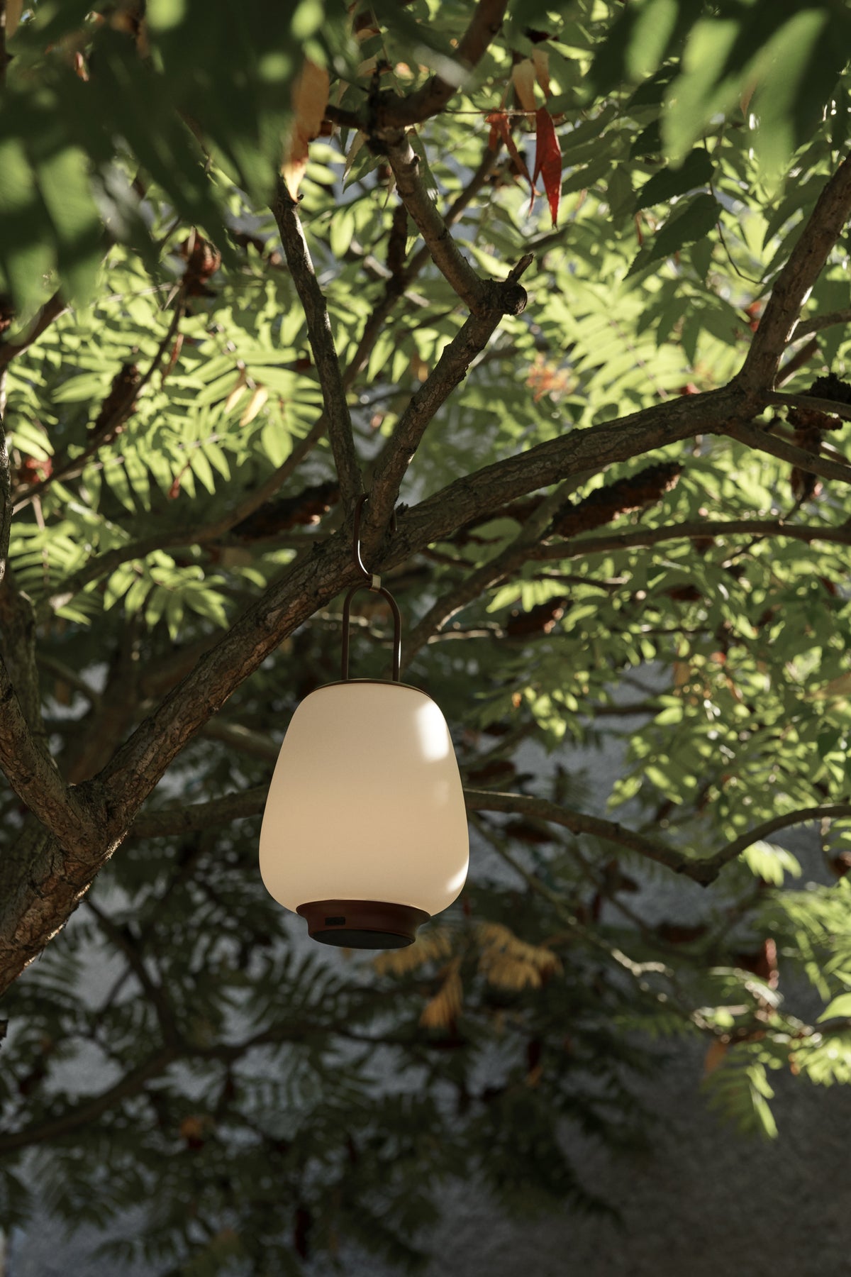 Draagbare buitenlamp LUCCA SC51 wit met zwarte afwerking