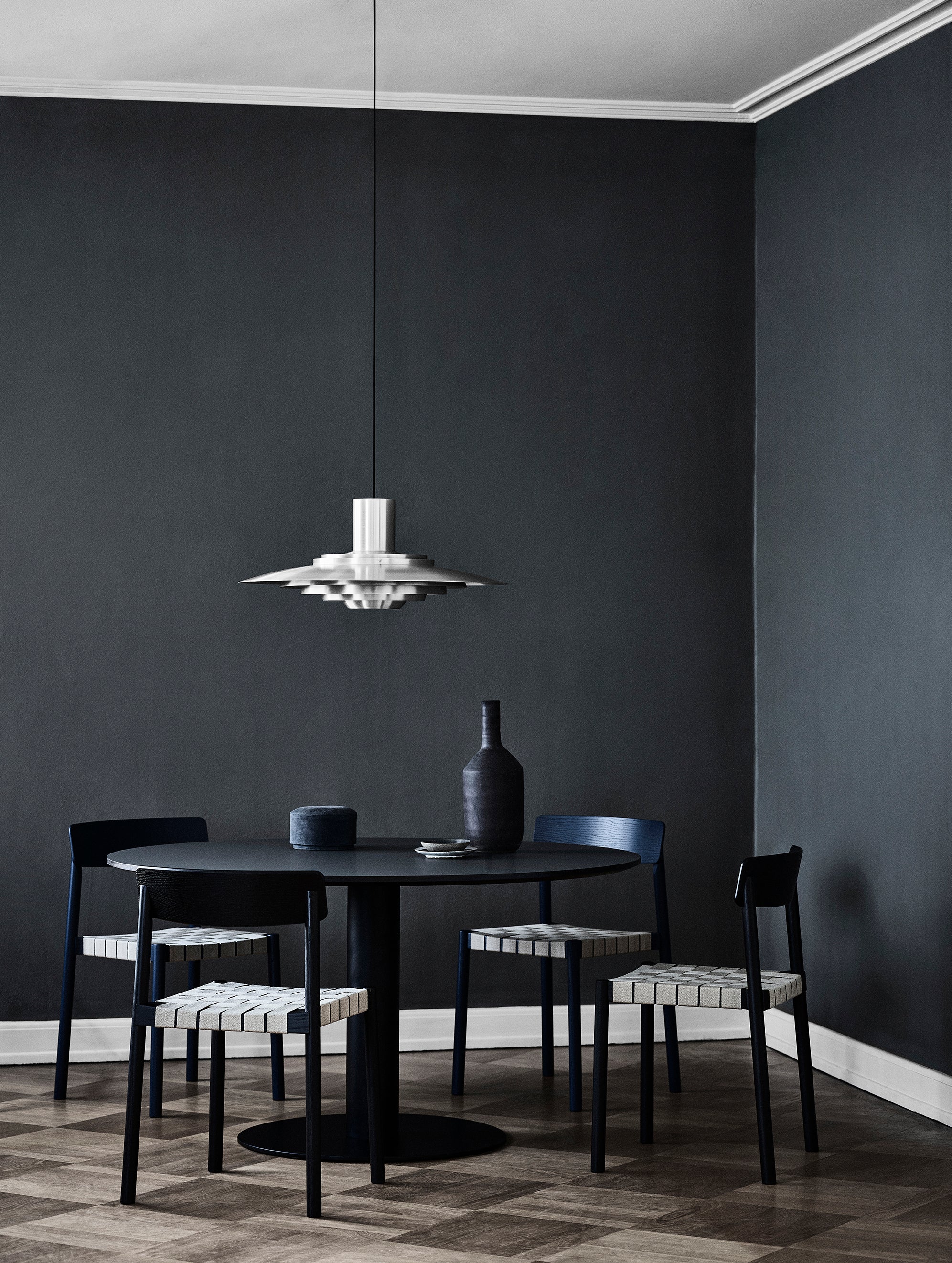 Hanglamp P376 mat wit