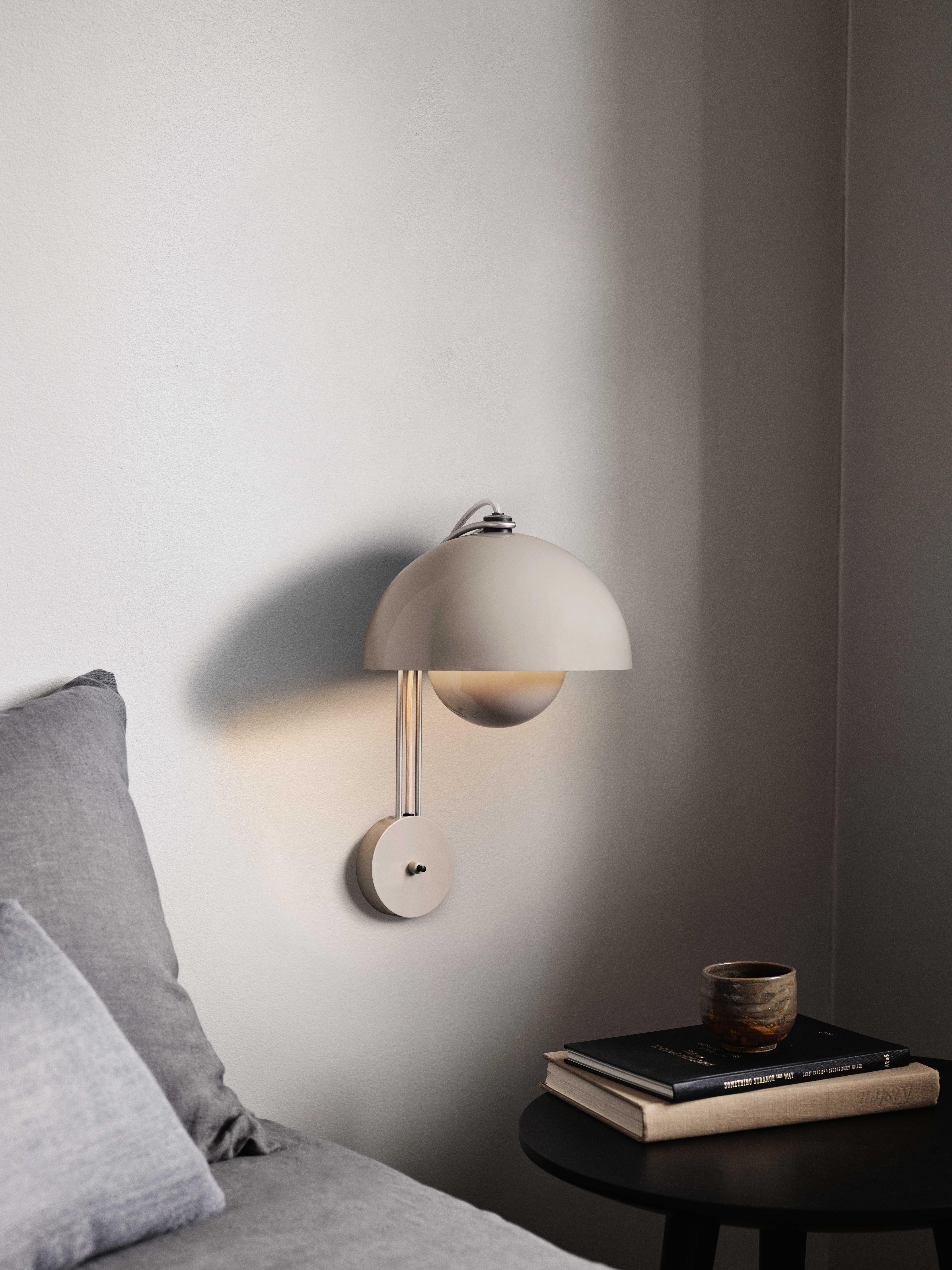 Wandlamp FLOWERPOT VP8 chroom