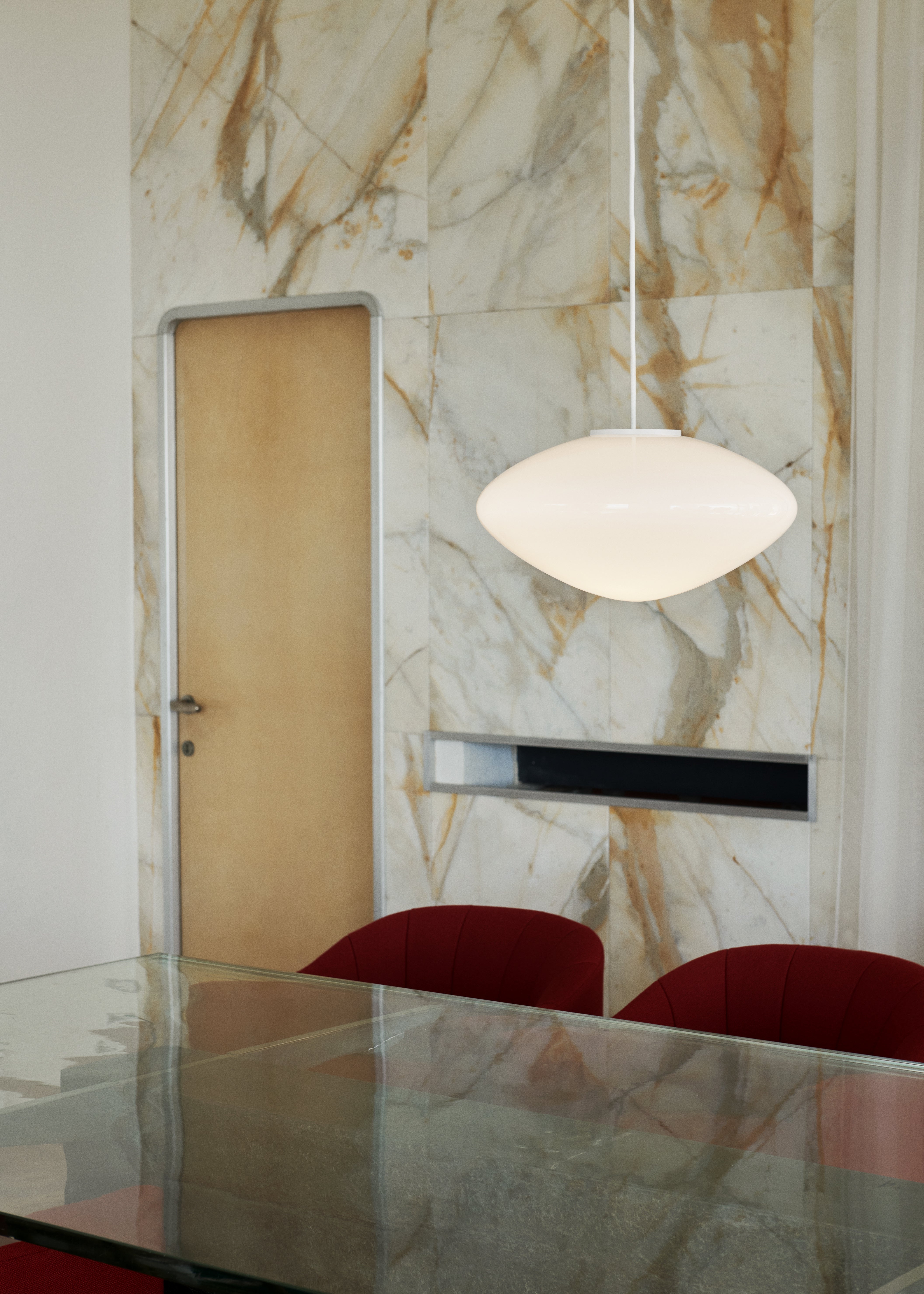 Hanglamp MIST met opalen kap