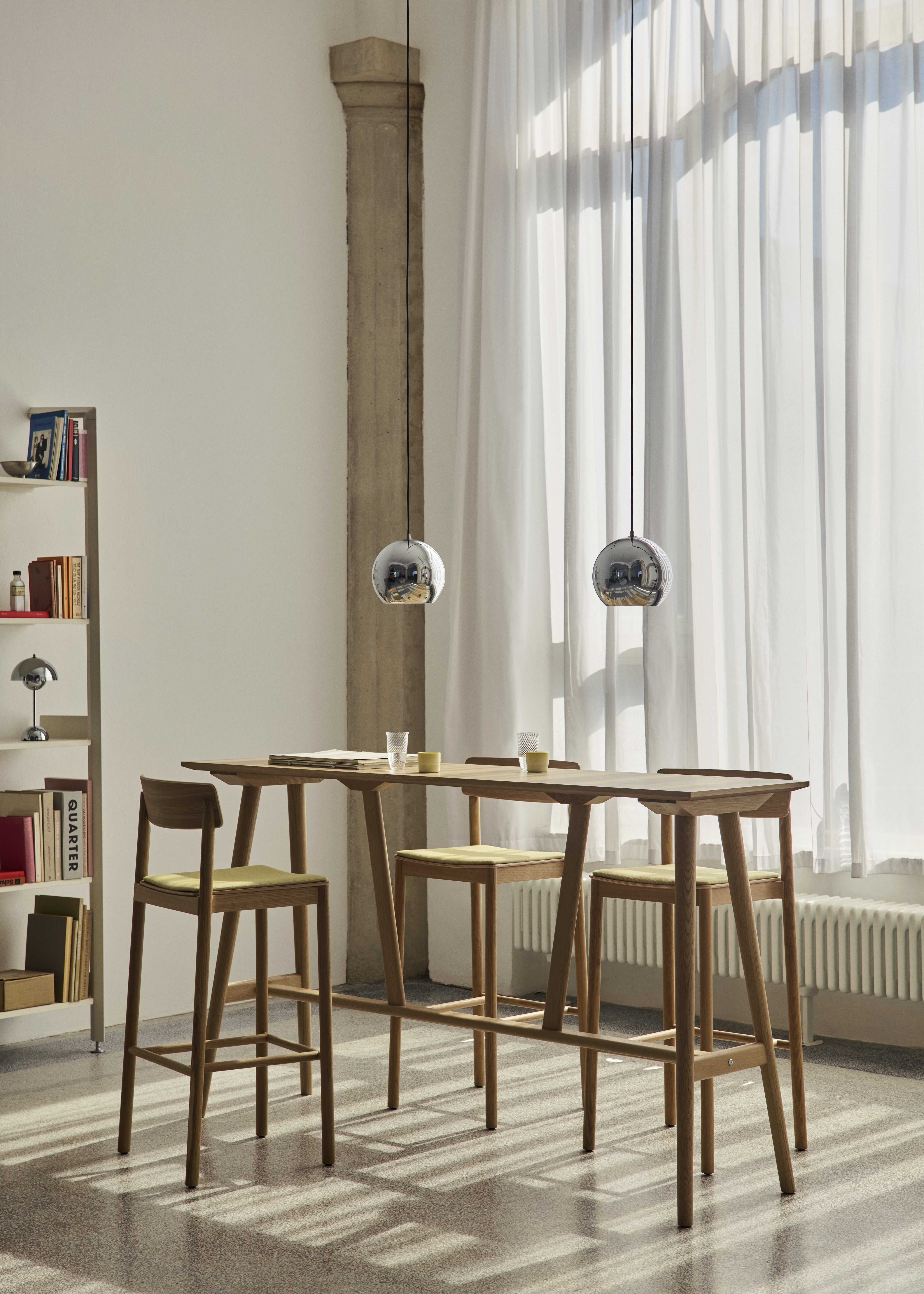 Hanglamp TOPAN VP6 met rode kap