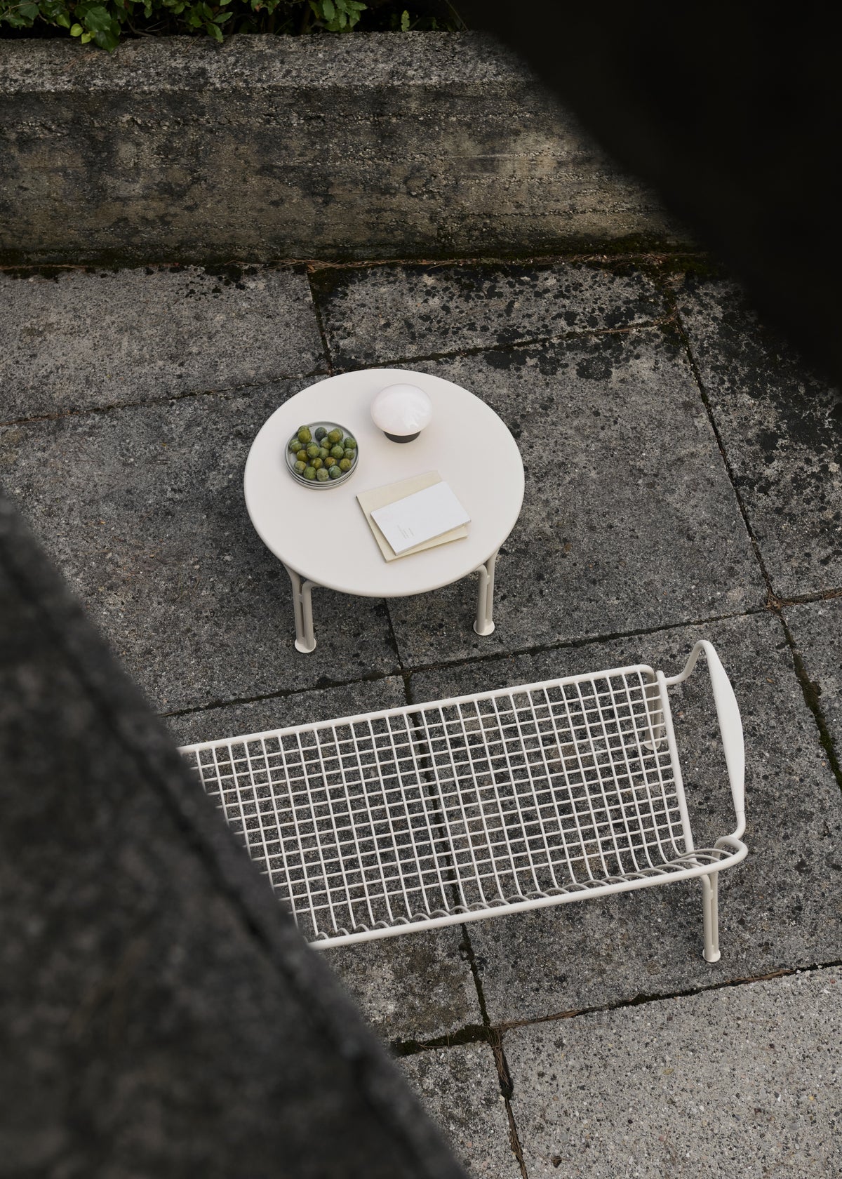 Buiten koffie tafel THORVALD zwart