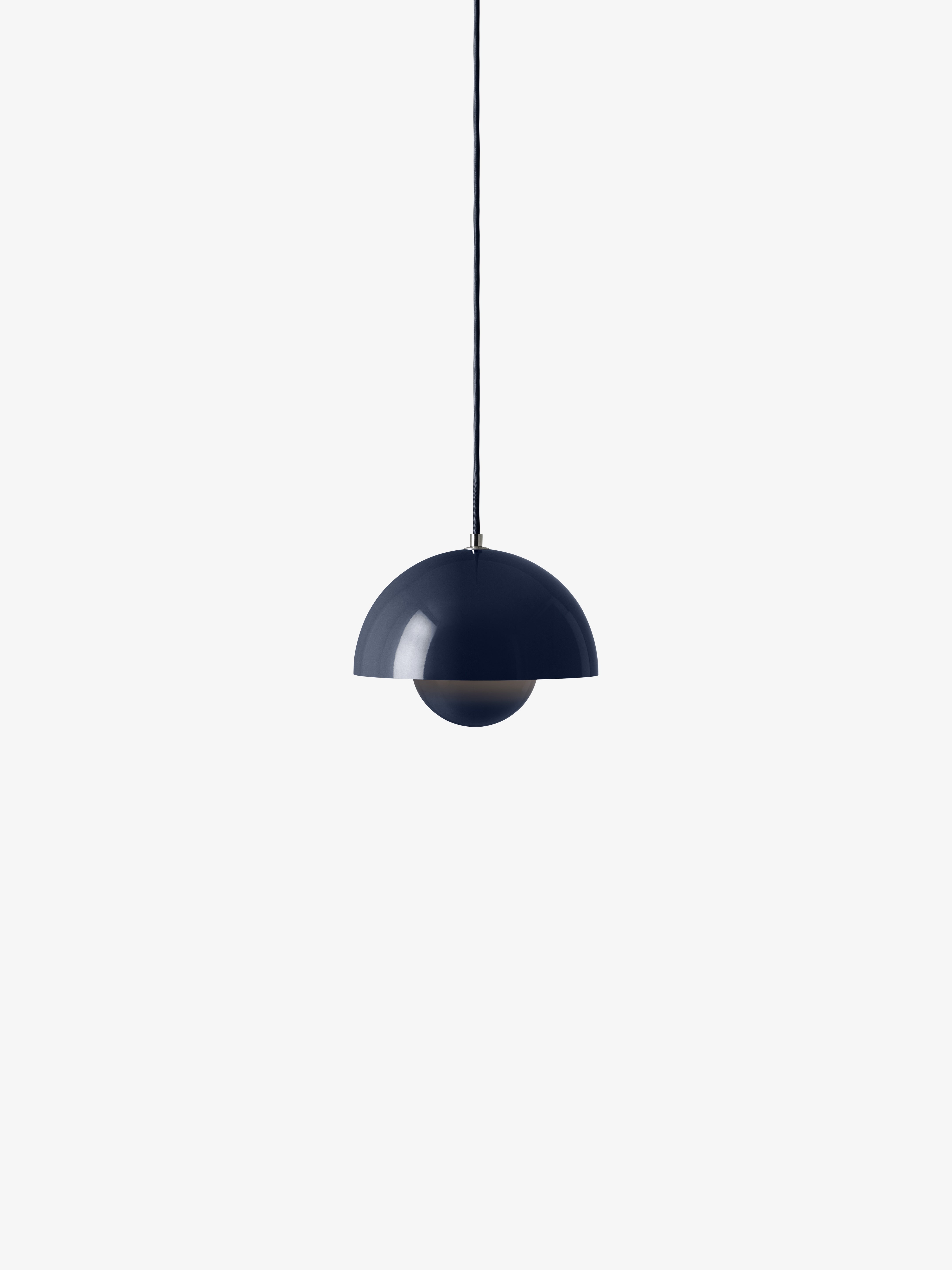 Hanglamp FLOWERPOT staal blauw