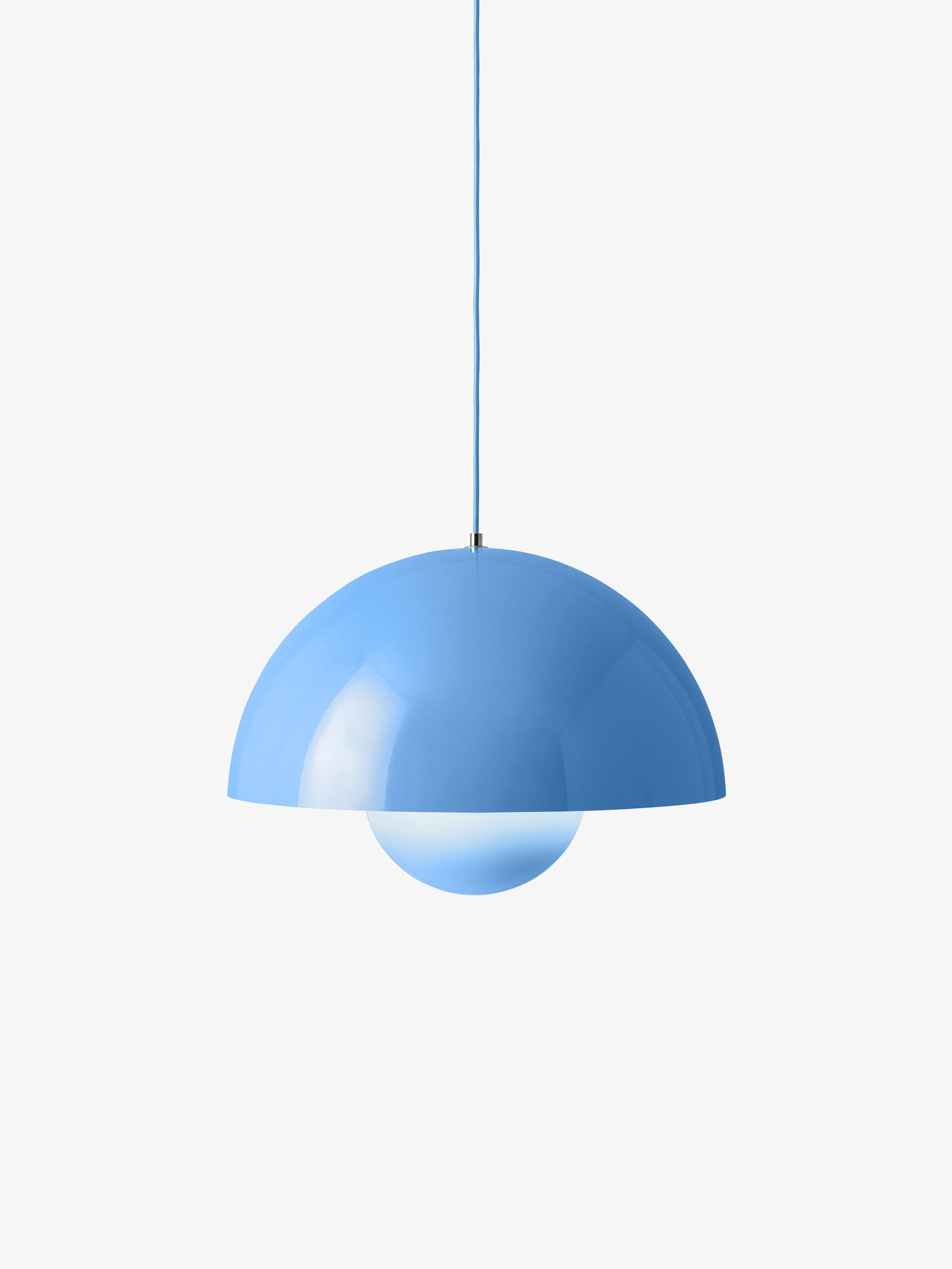 Hanglamp FLOWERPOT lichtblauw