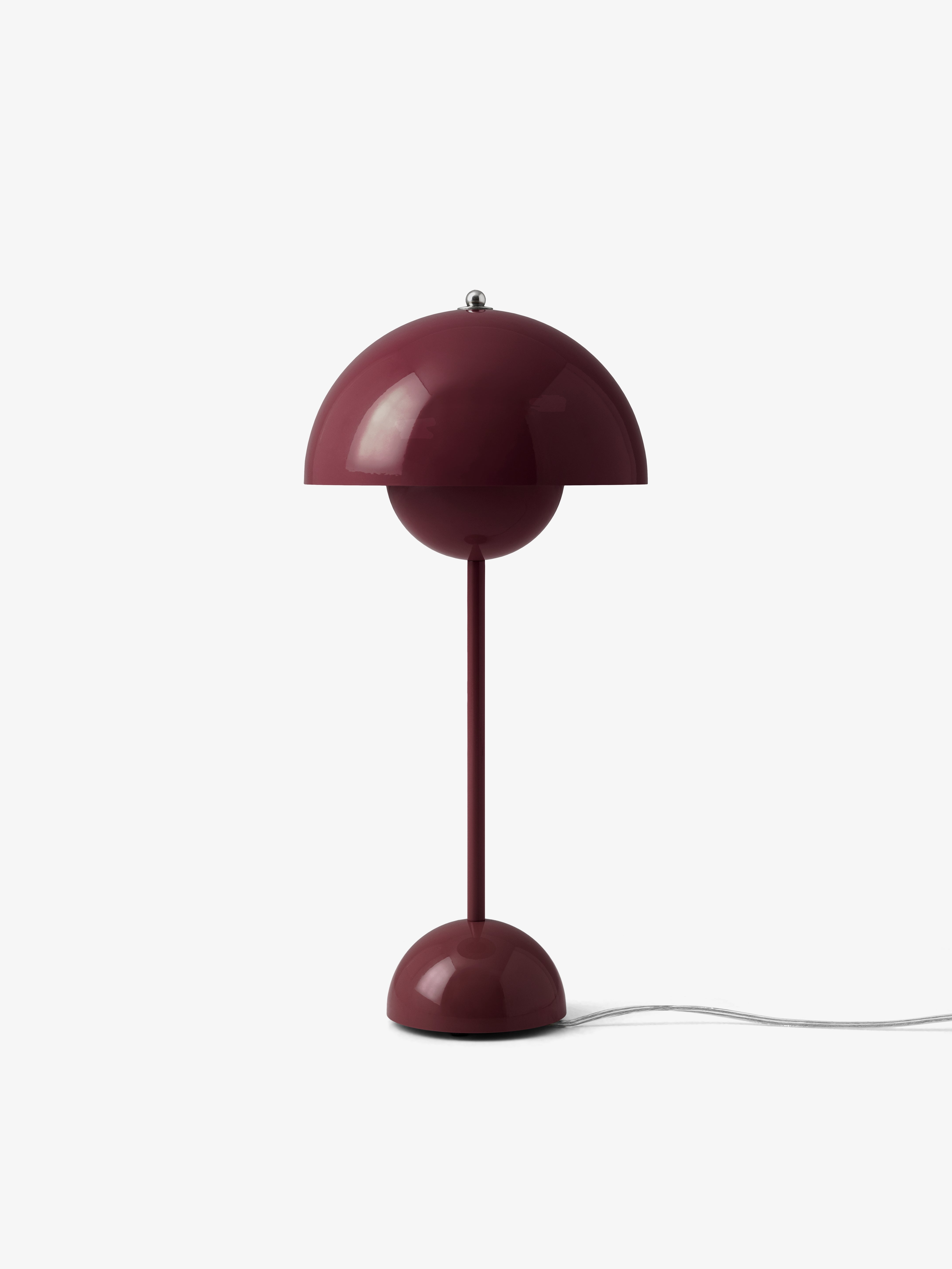Tafellamp FLOWERPOT VP3 donkere pruim