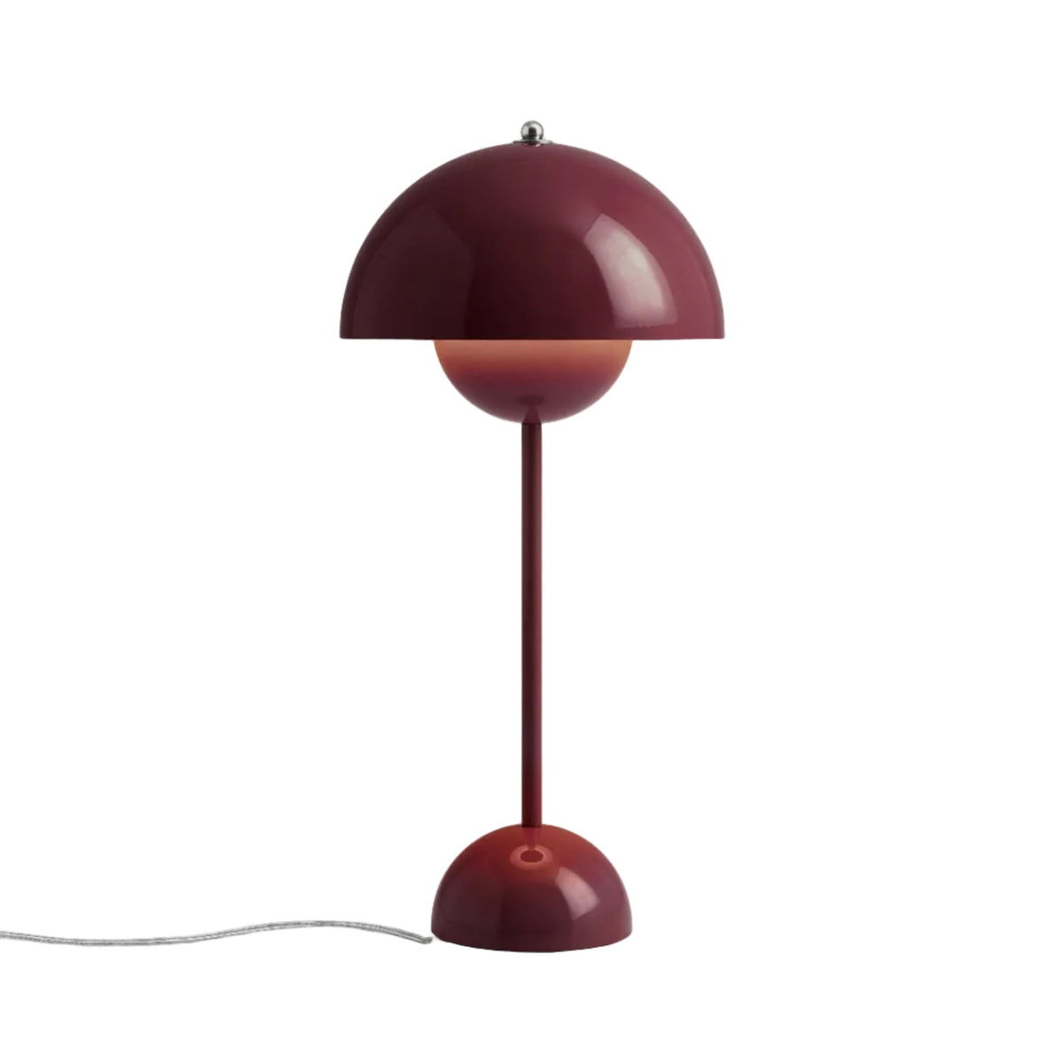 Tafellamp FLOWERPOT VP3 donkere pruim