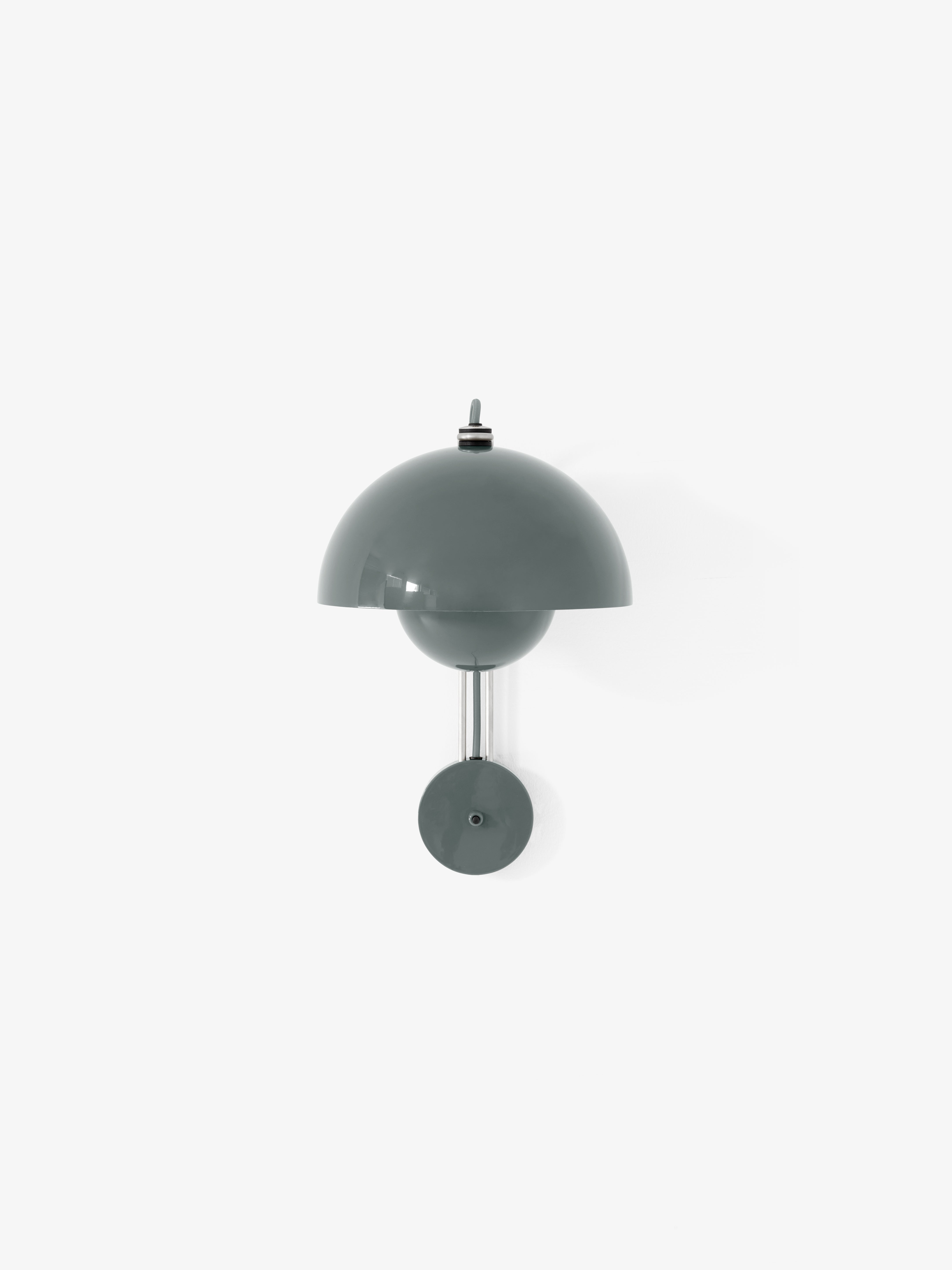 Wandlamp FLOWERPOT VP8 grijsblauw