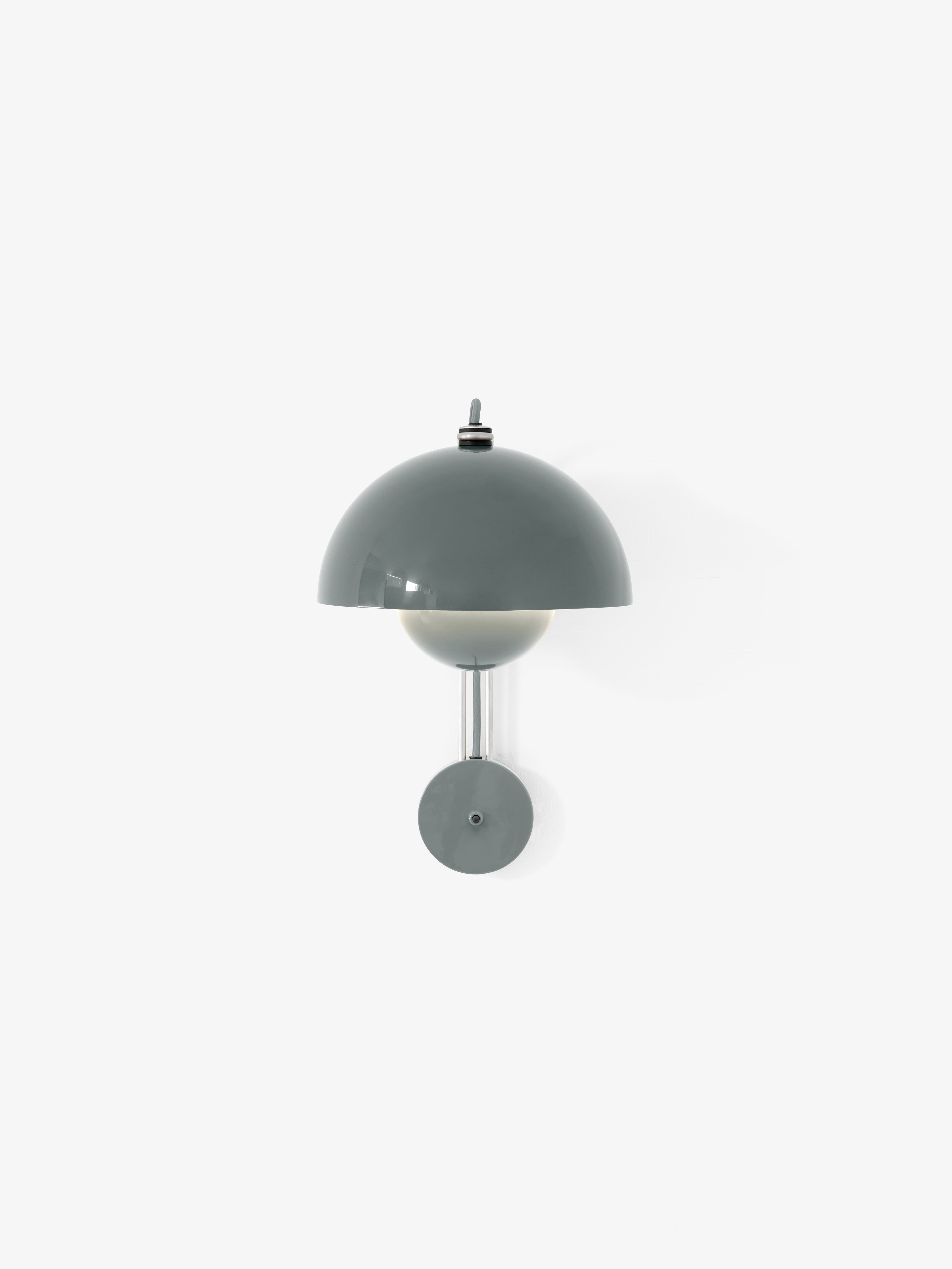 Wandlamp FLOWERPOT VP8 grijsblauw