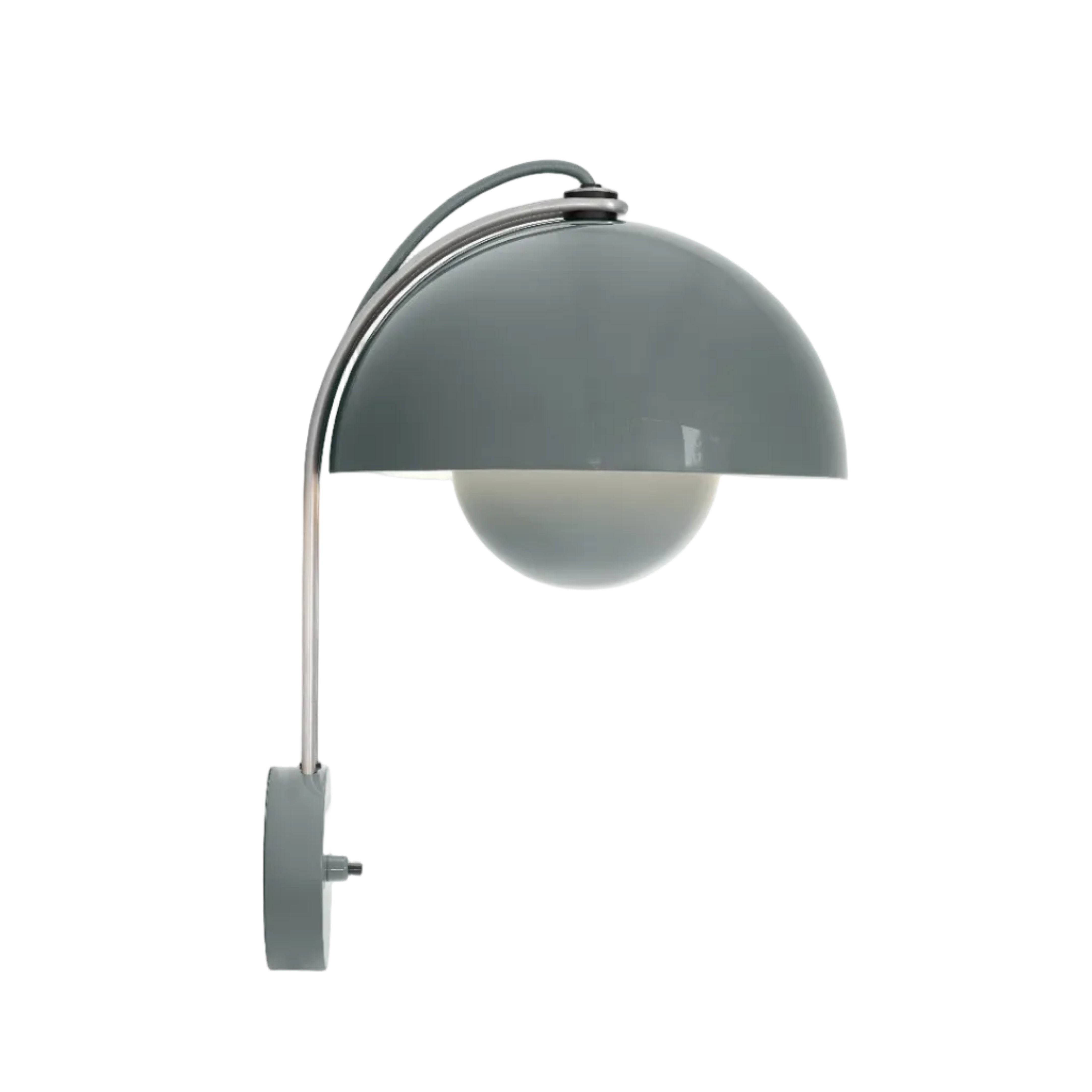 Wandlamp FLOWERPOT VP8 grijsblauw