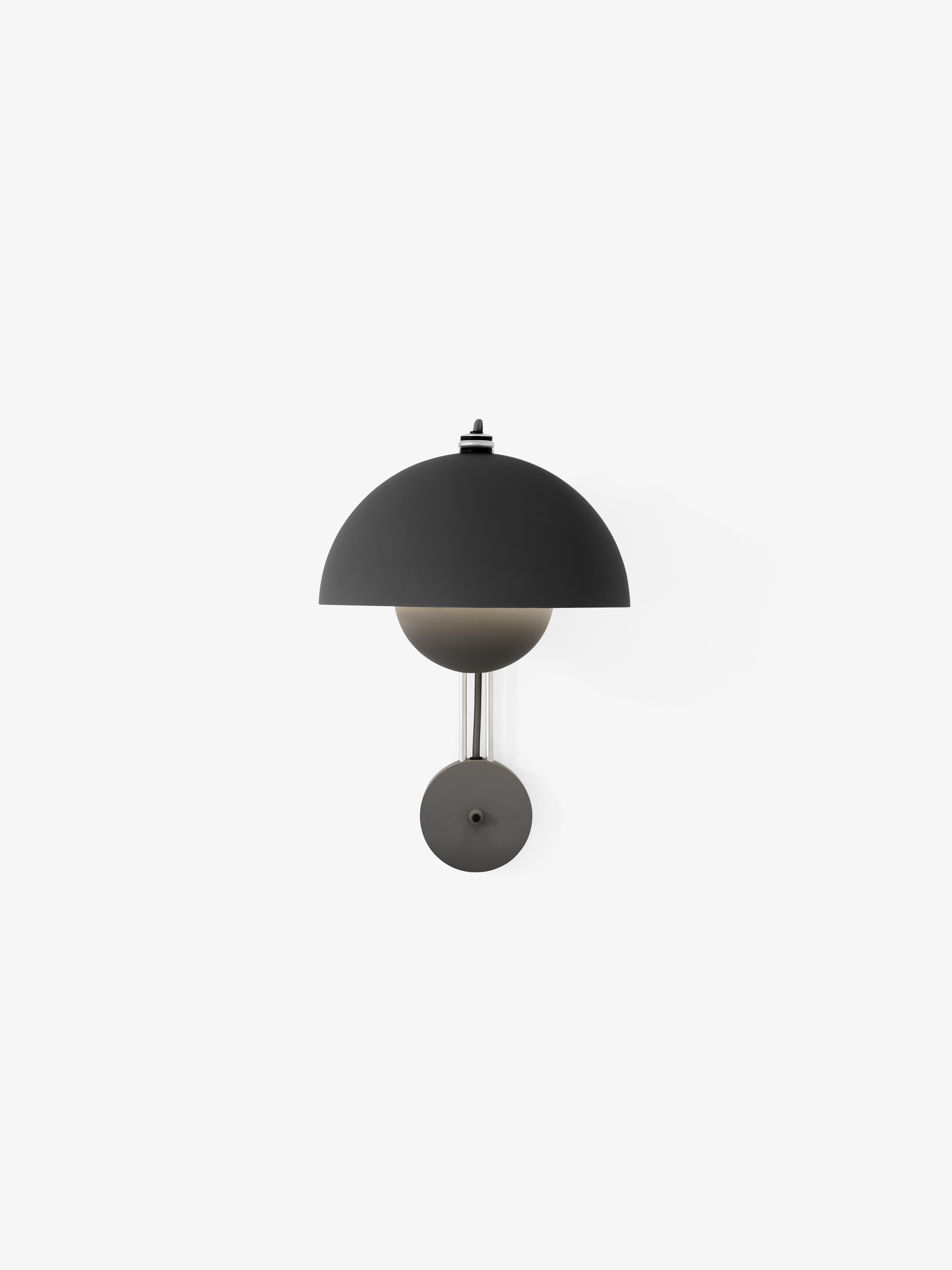 Wandlamp FLOWERPOT VP8 mat zwart