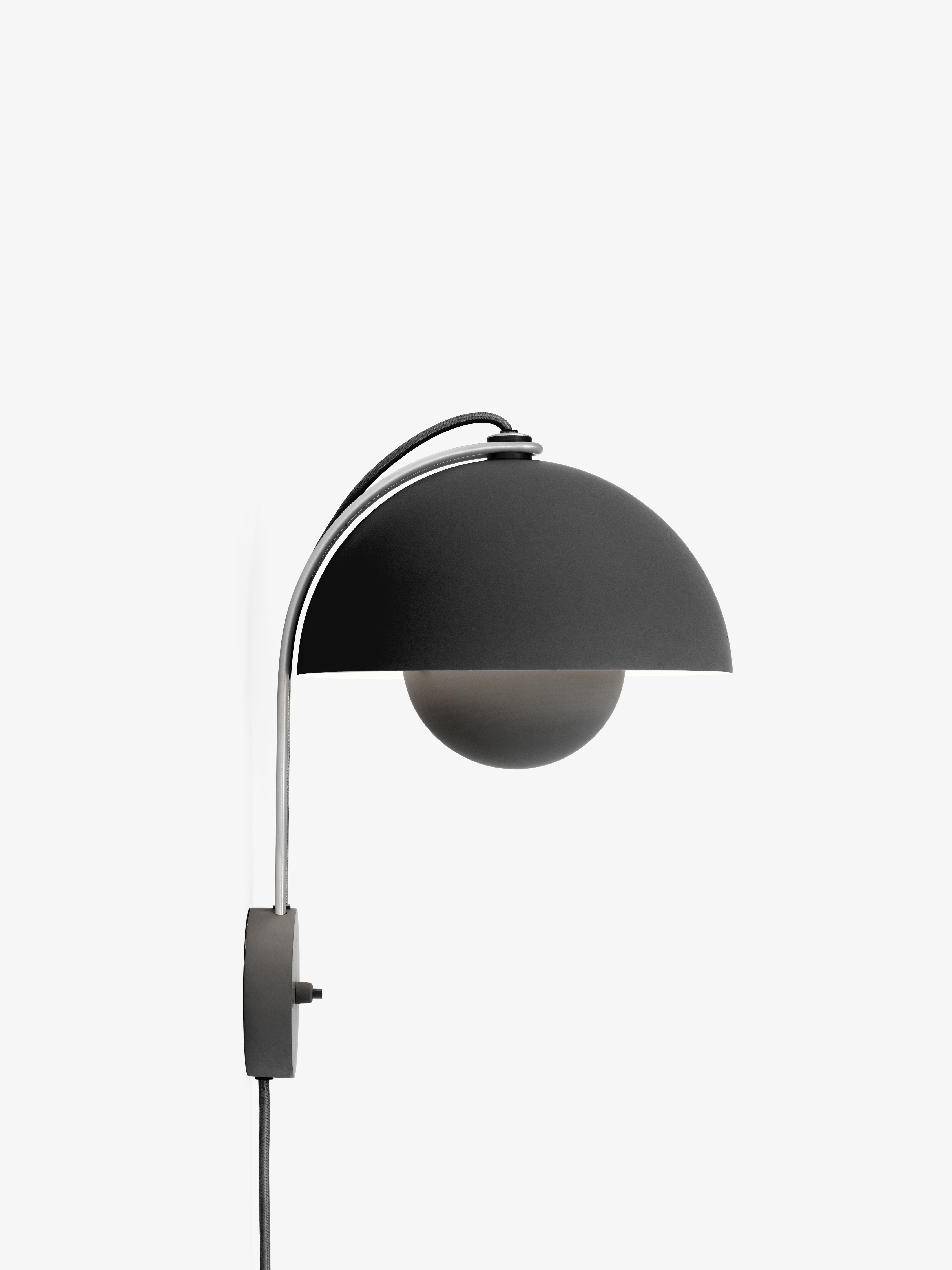 Wandlamp FLOWERPOT VP8 mat zwart