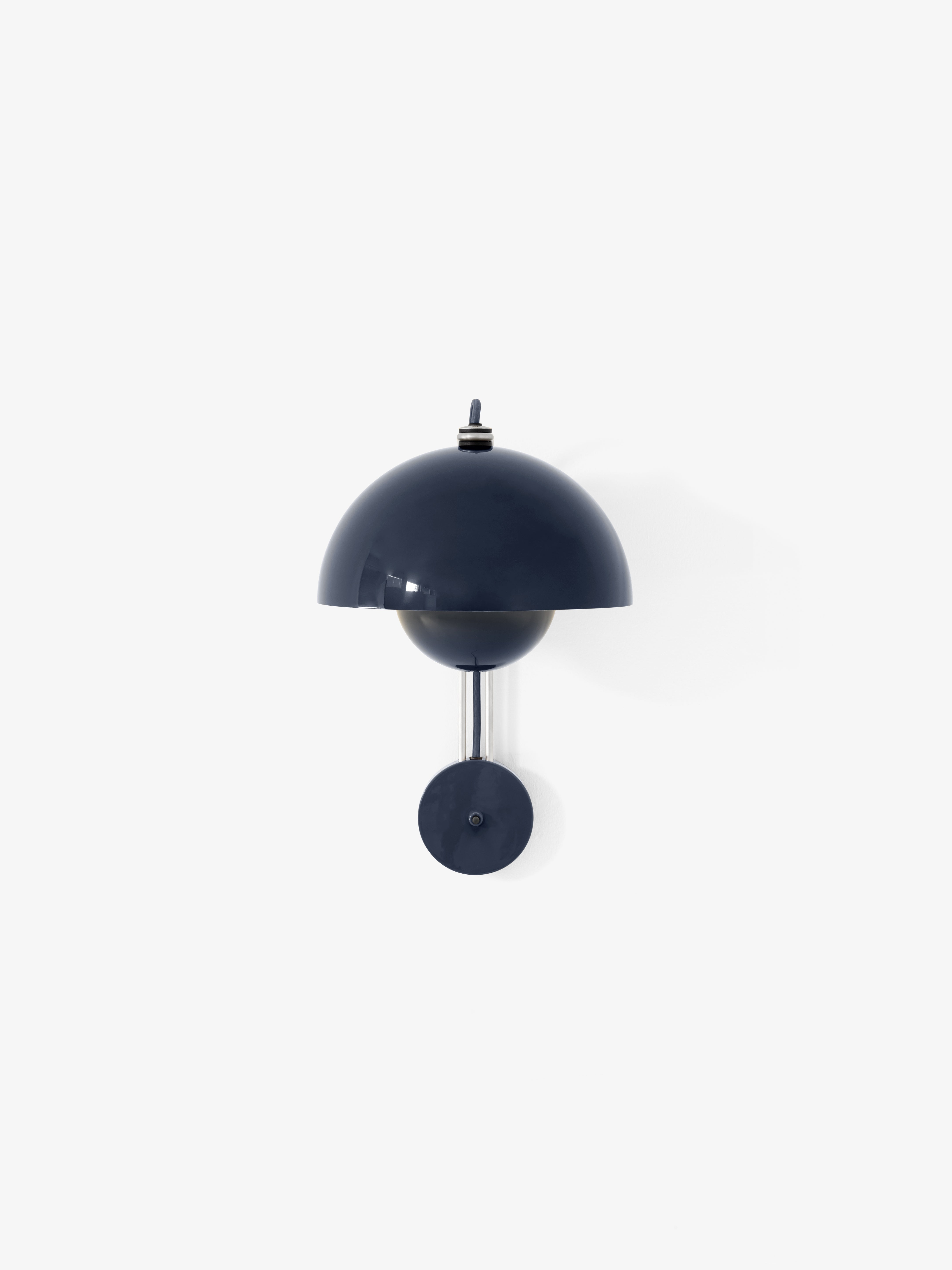 Wandlamp FLOWERPOT VP8 staal blauw