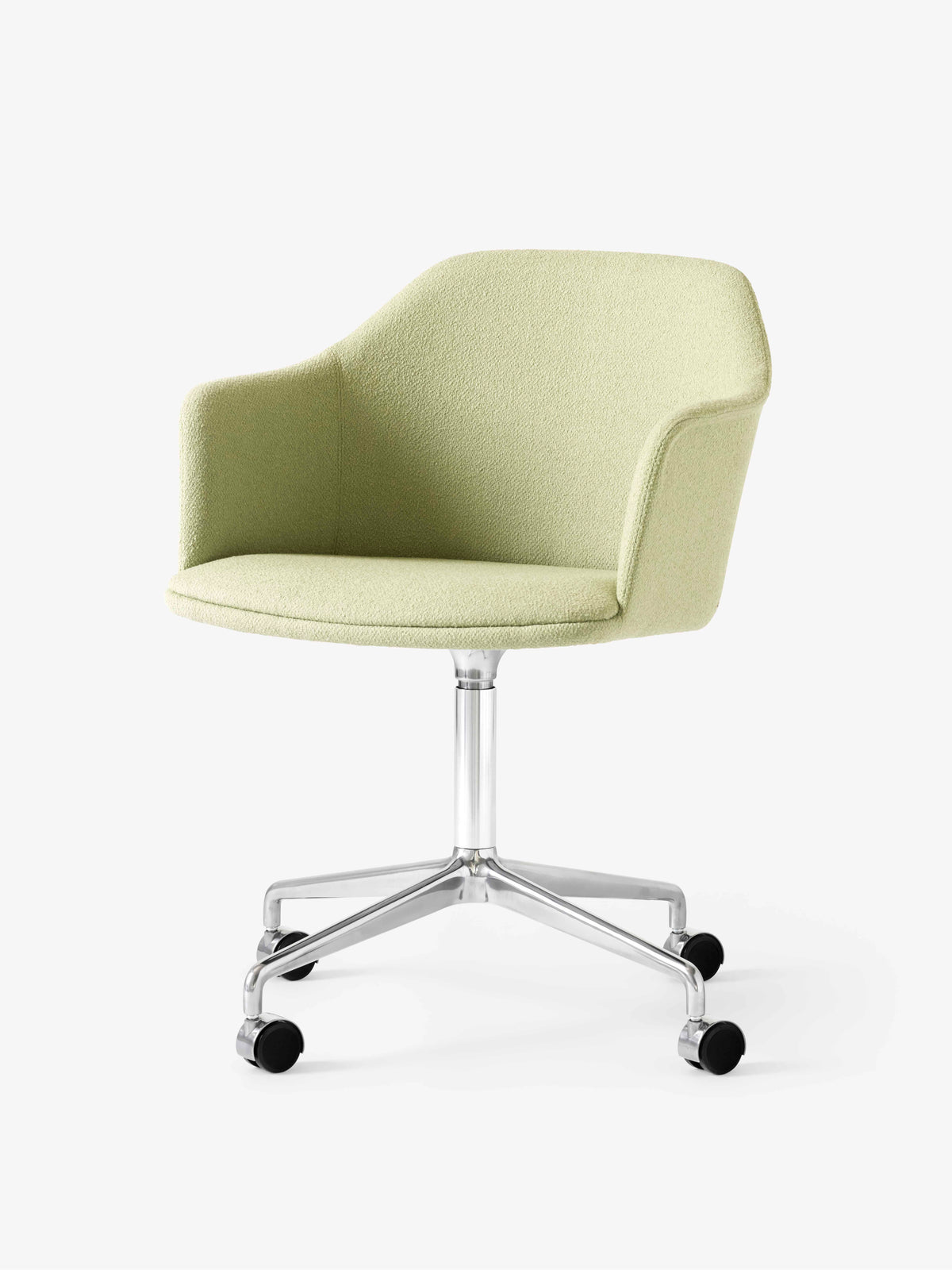 Bureau stoel RELY HW51 gestoffeerd met aluminium basis