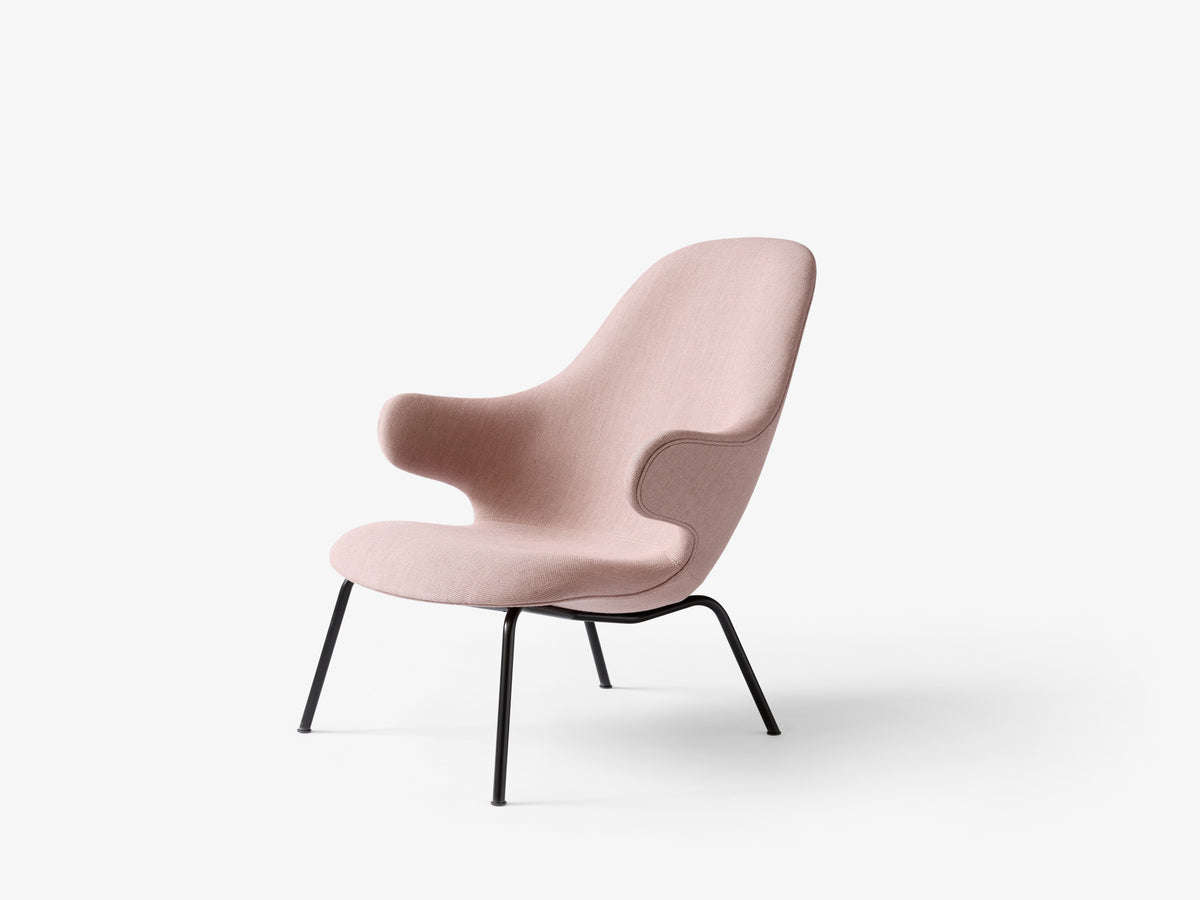 Fauteuil CATCH JH14 gestoffeerd met een zwarte basis