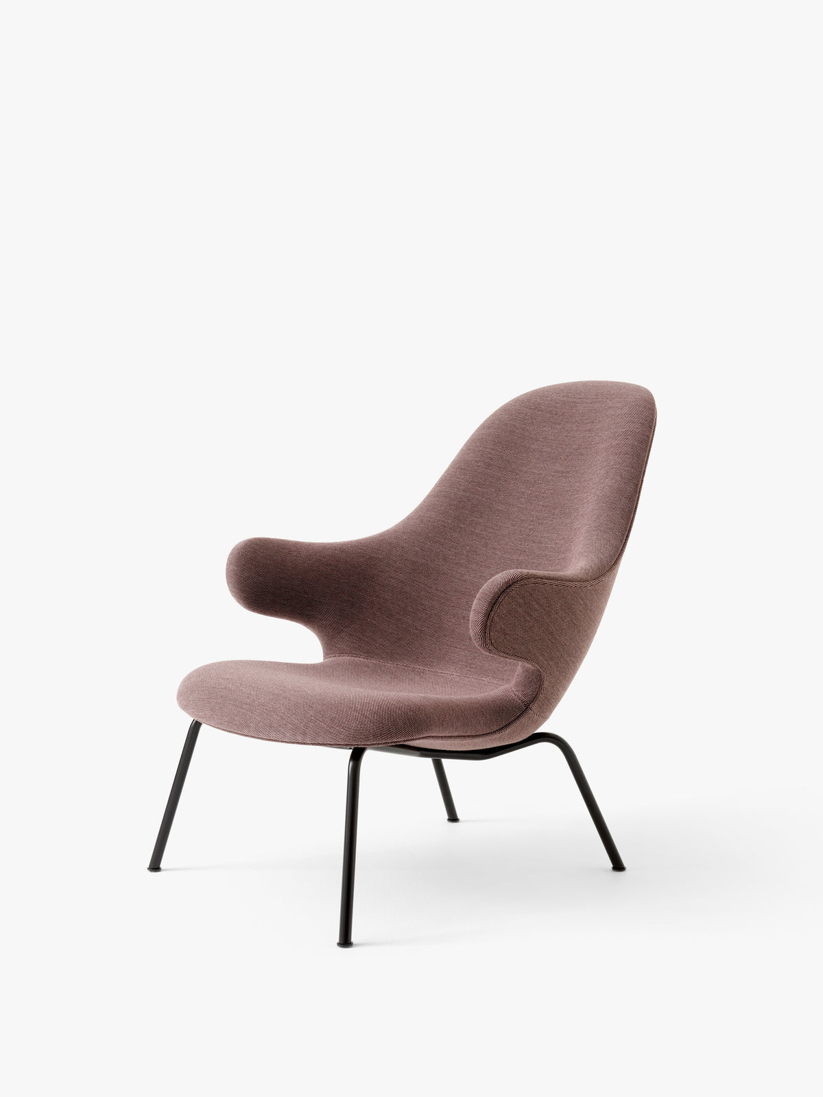 Fauteuil CATCH JH14 gestoffeerd met een zwarte basis
