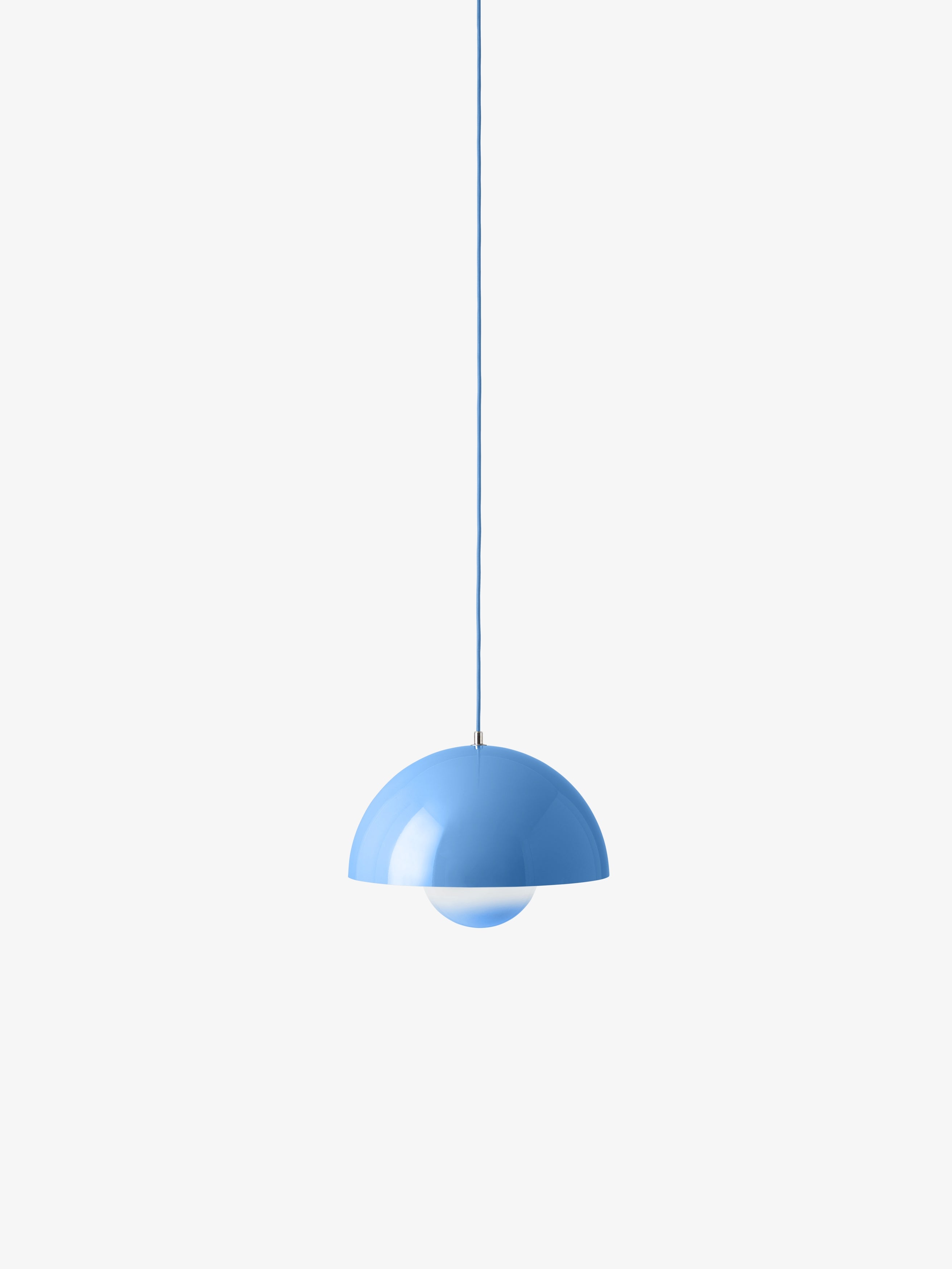Hanglamp FLOWERPOT lichtblauw