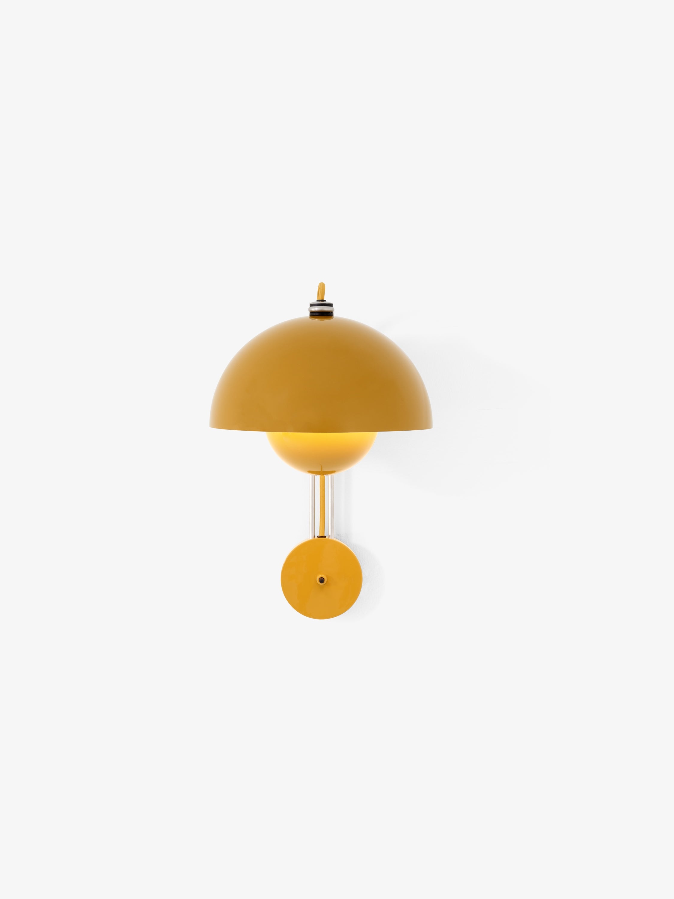 Wandlamp FLOWERPOT VP8 mosterdgeel
