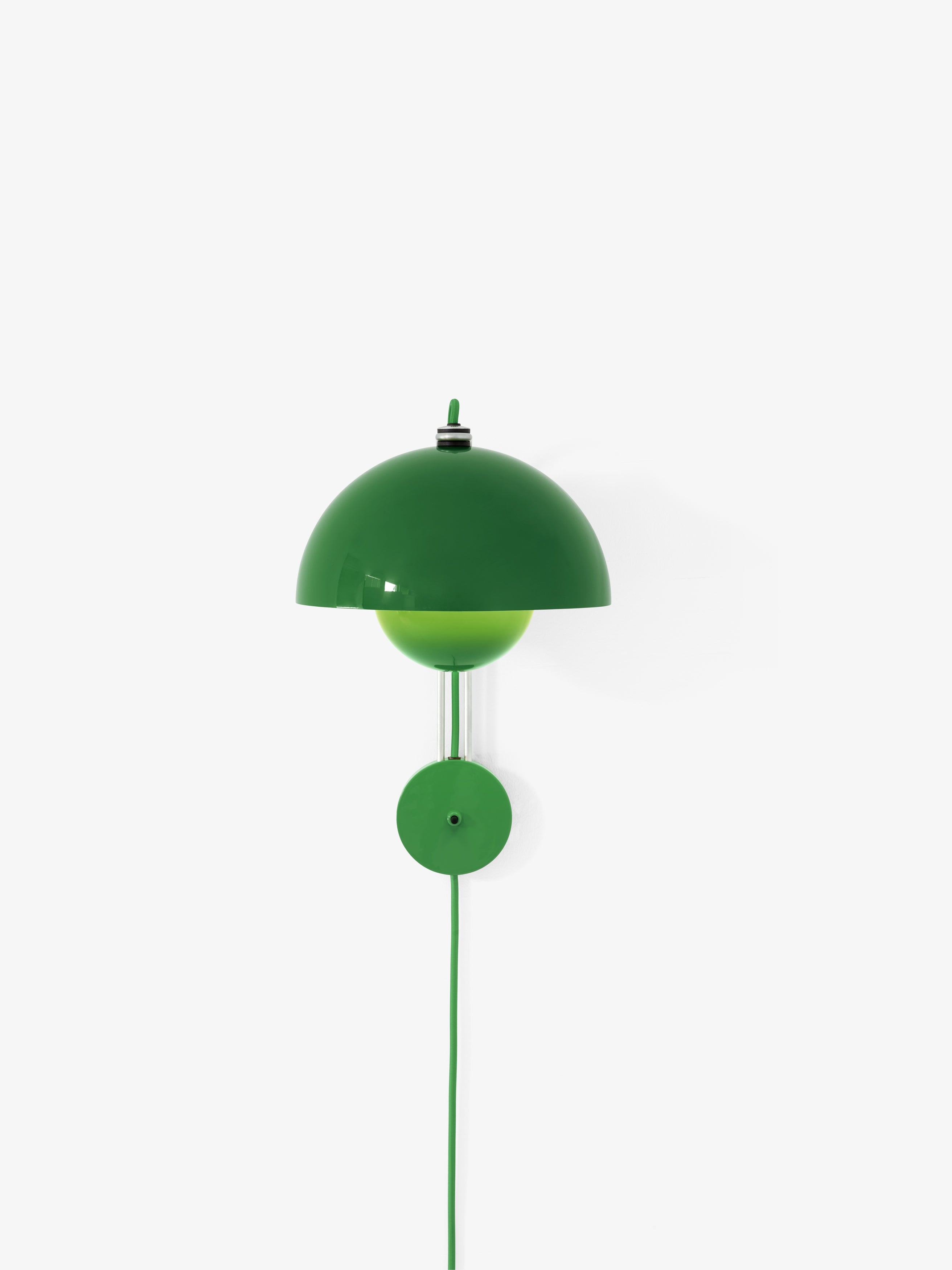 Wandlamp FLOWERPOT VP8 in intensief groen