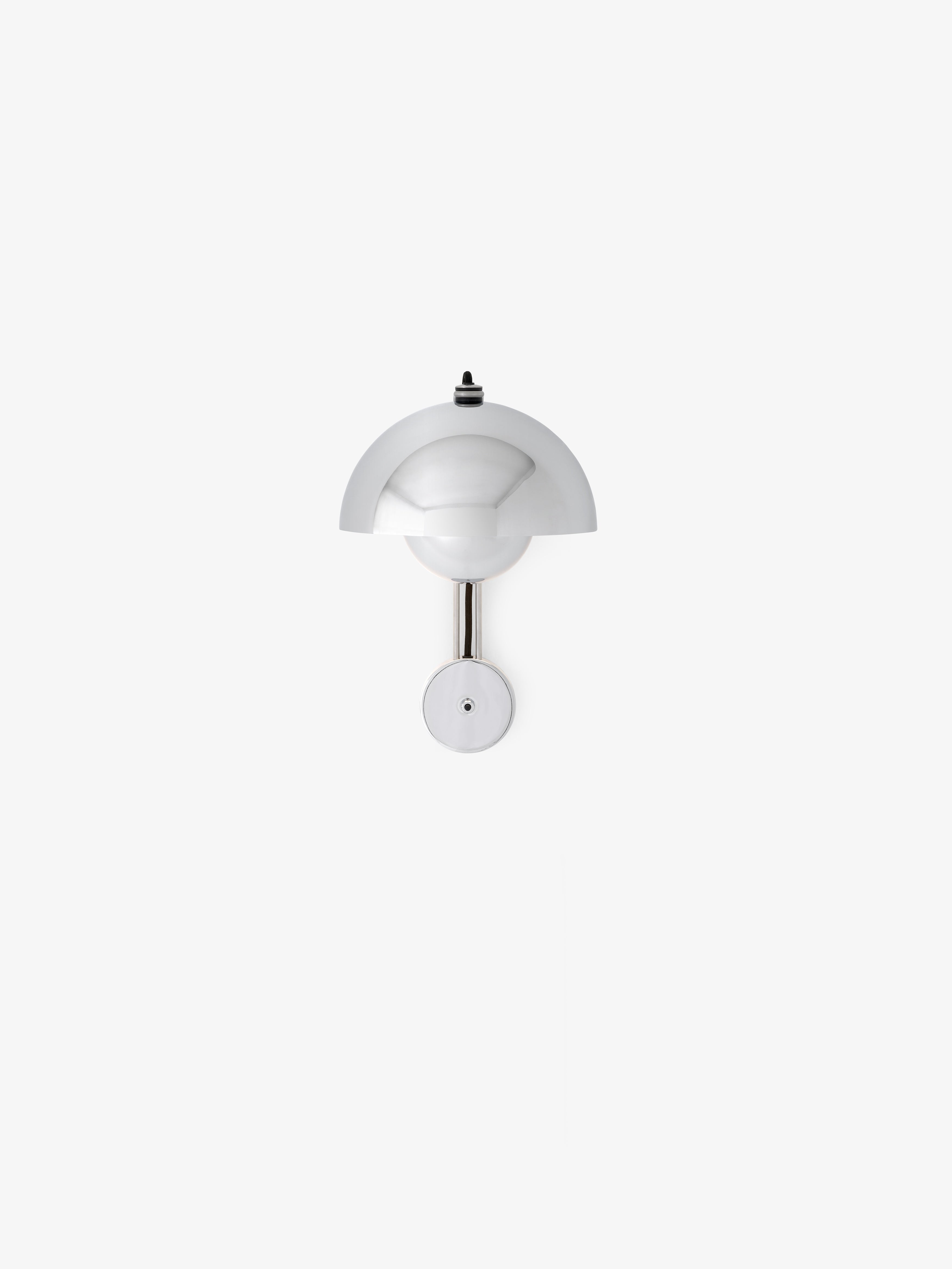 Wandlamp FLOWERPOT VP8 chroom