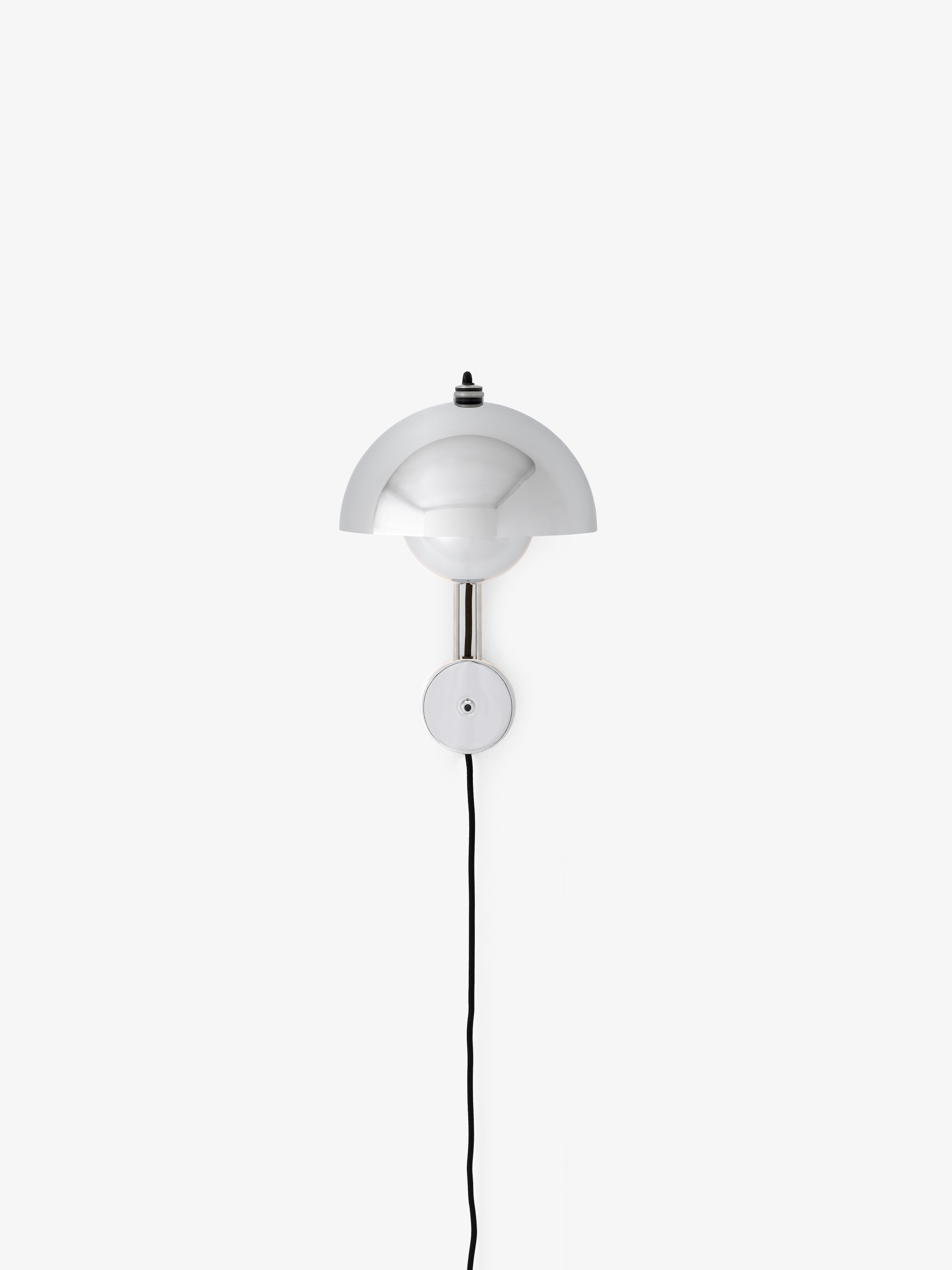 Wandlamp FLOWERPOT VP8 chroom