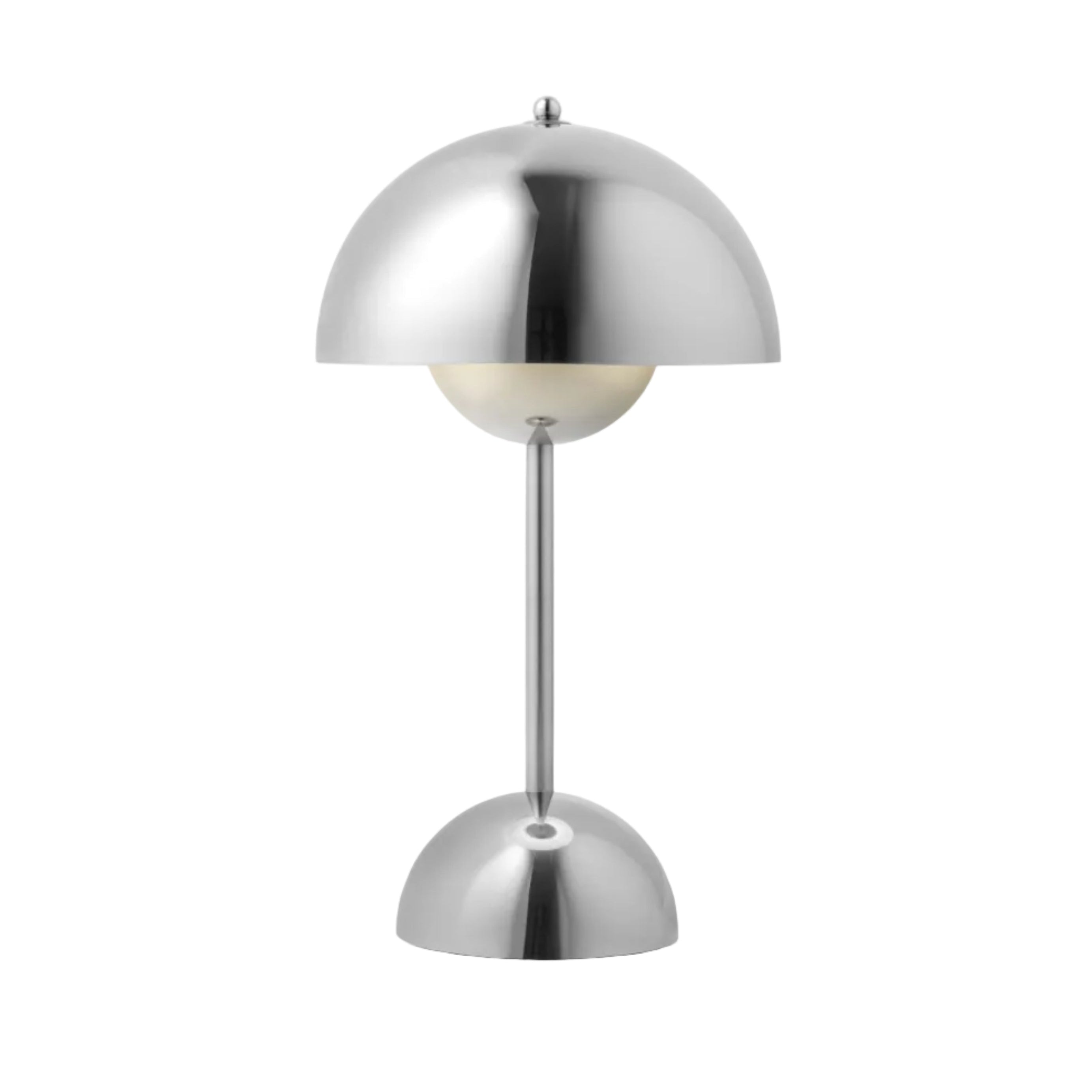 Draagbare lamp FLOWERPOT VP9 chroom