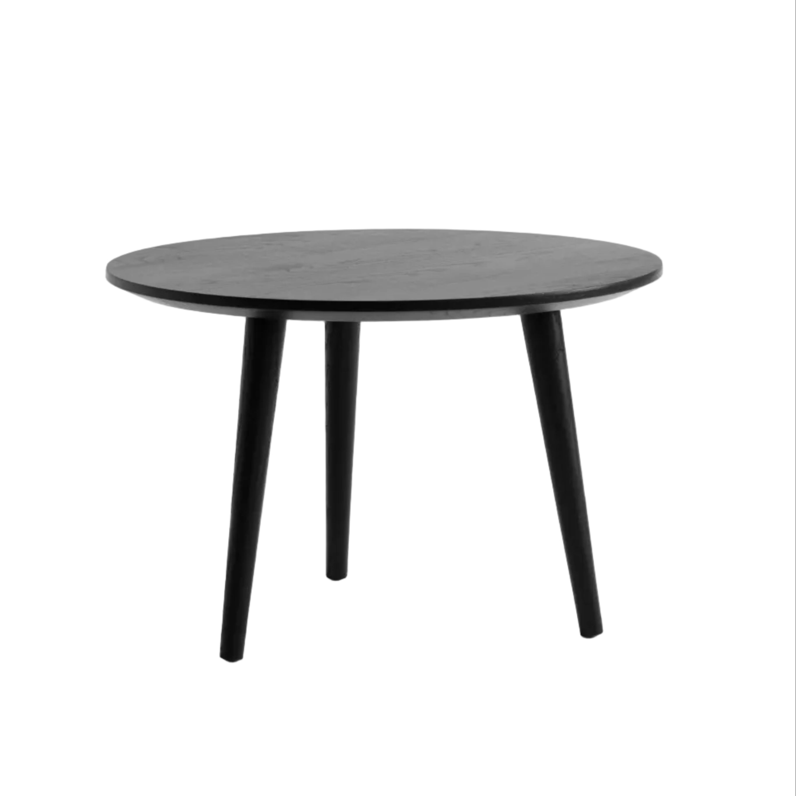 Bijzettafel IN BETWEEN zwart gelakt eiken