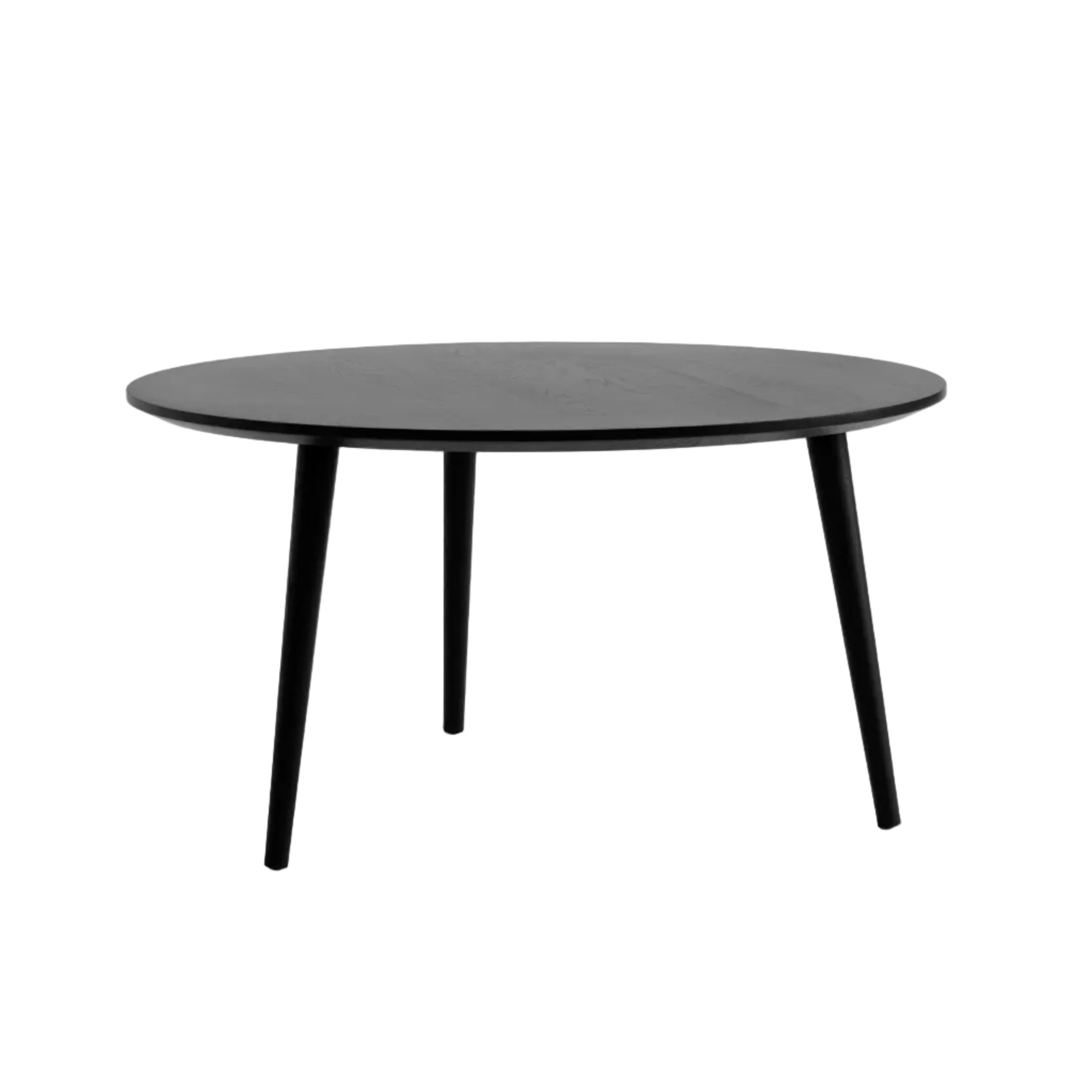 Bijzettafel IN BETWEEN zwart gelakt eiken