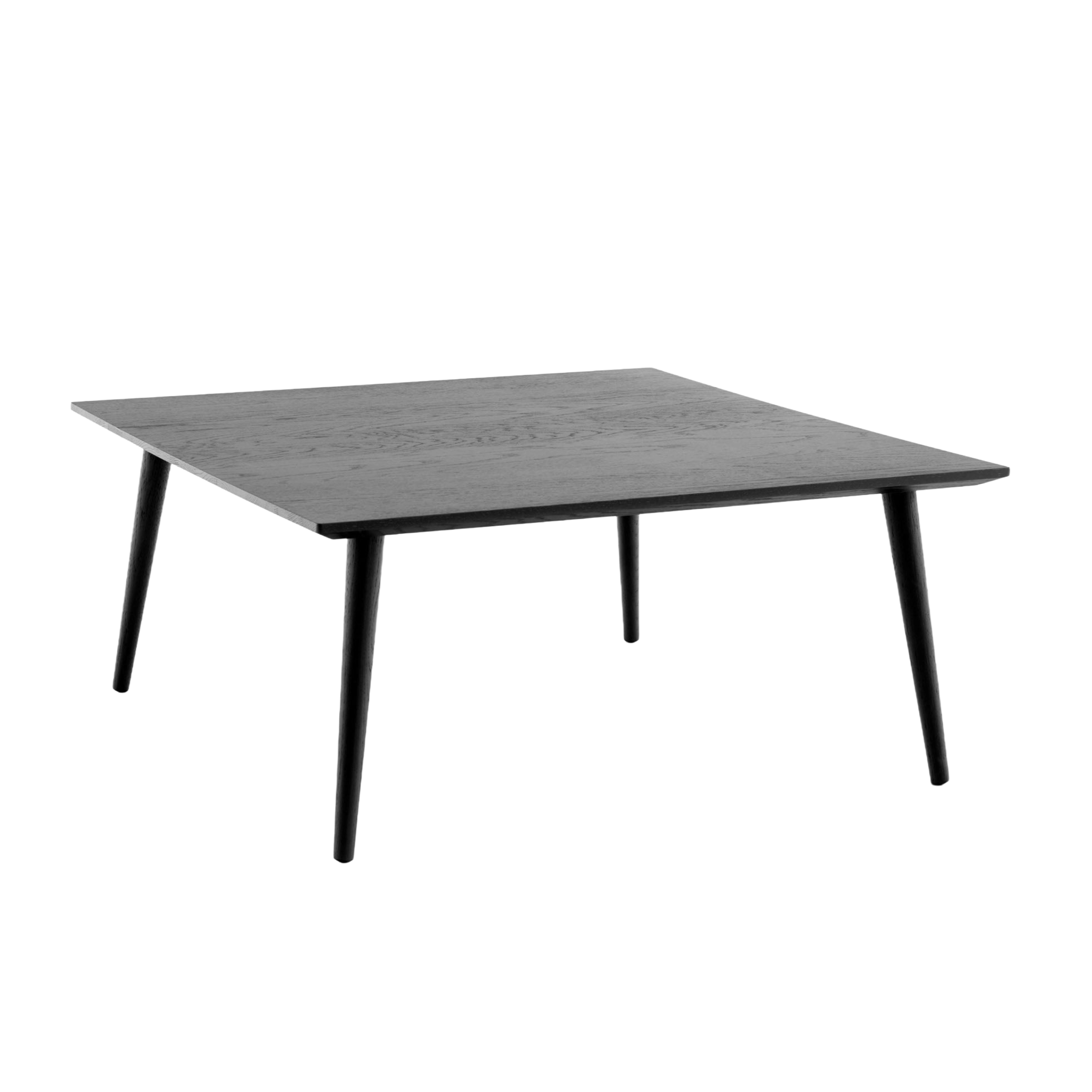 Vierkante salontafel IN BETWEEN SK24 zwart gelakt eiken
