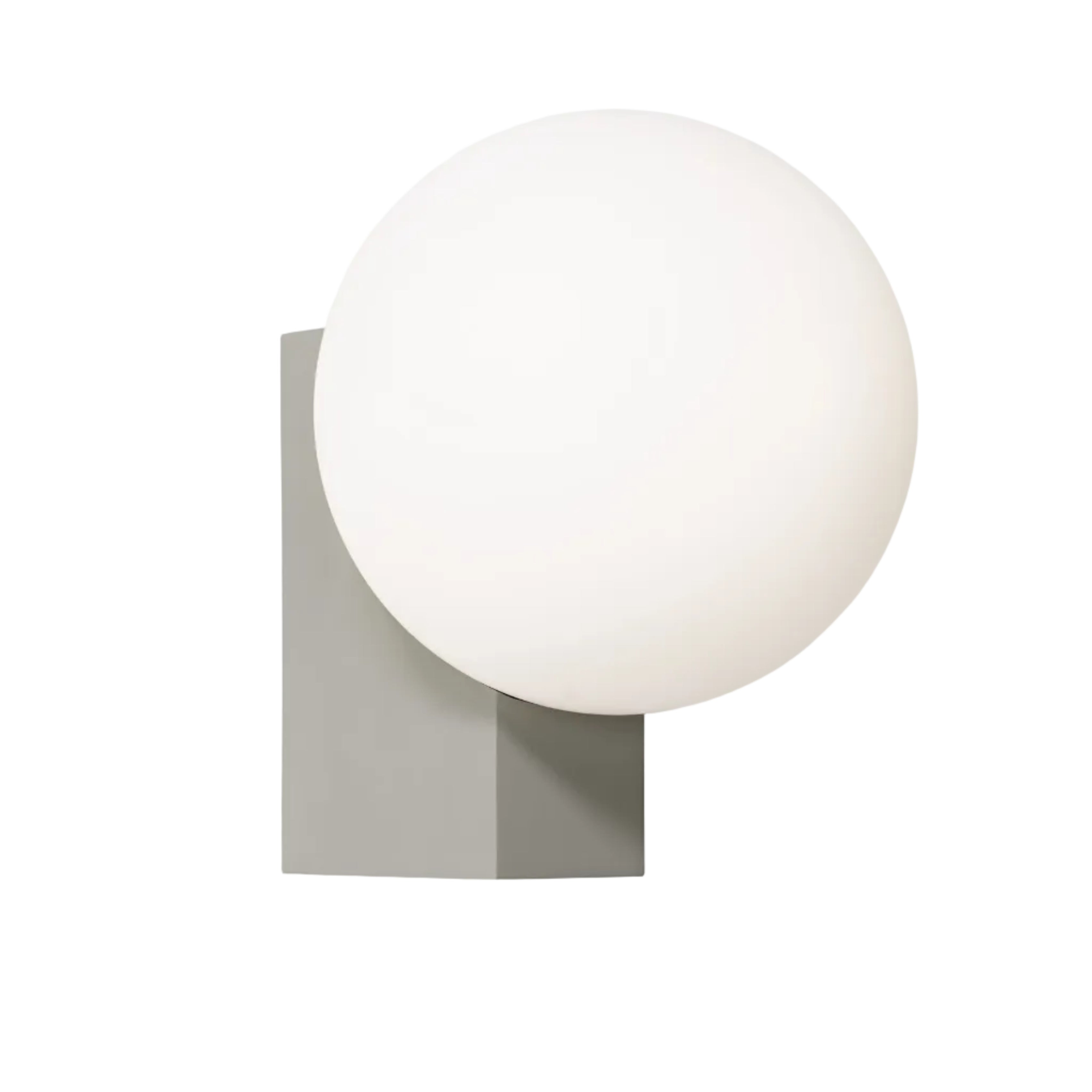 Wandlamp JOURNEY SH2 met glazen kap en grijze voet