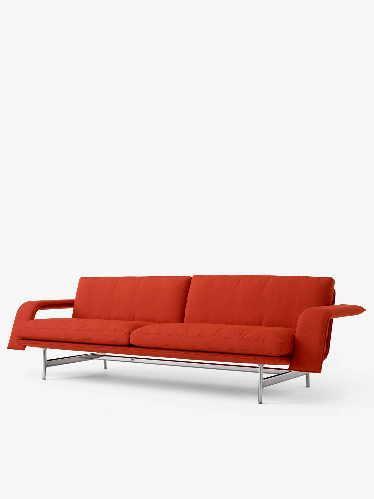 Sofa 3-zits MEANTIME AV31 gestoffeerd met een aluminium basis