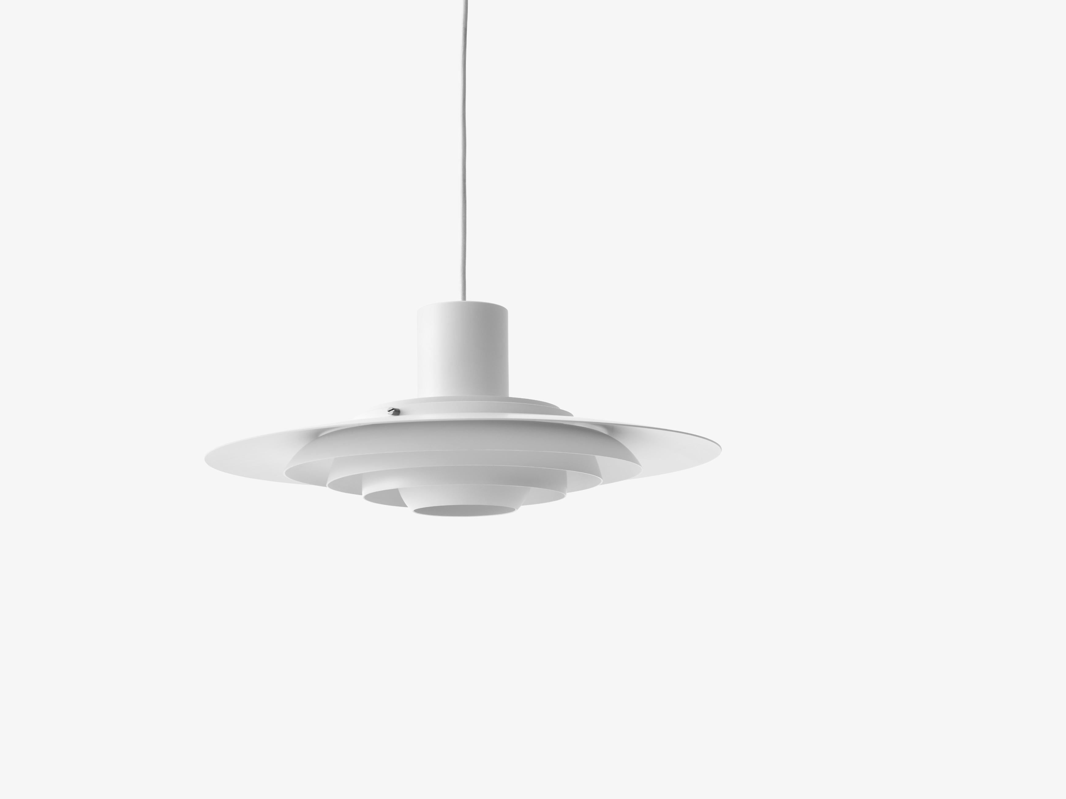 Hanglamp P376 mat wit