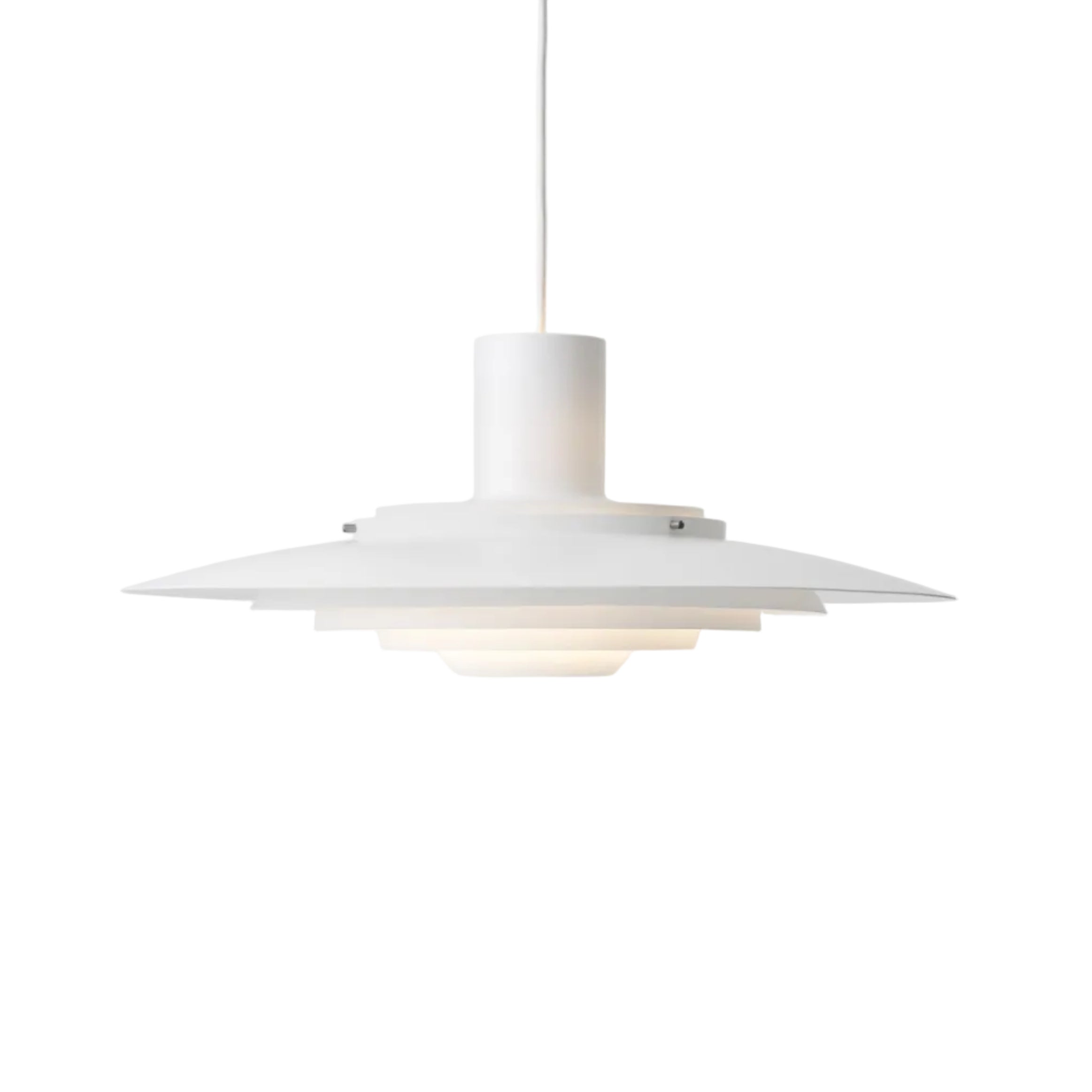 Hanglamp P376 mat wit