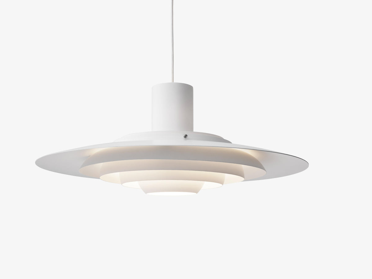 Hanglamp P376 mat wit