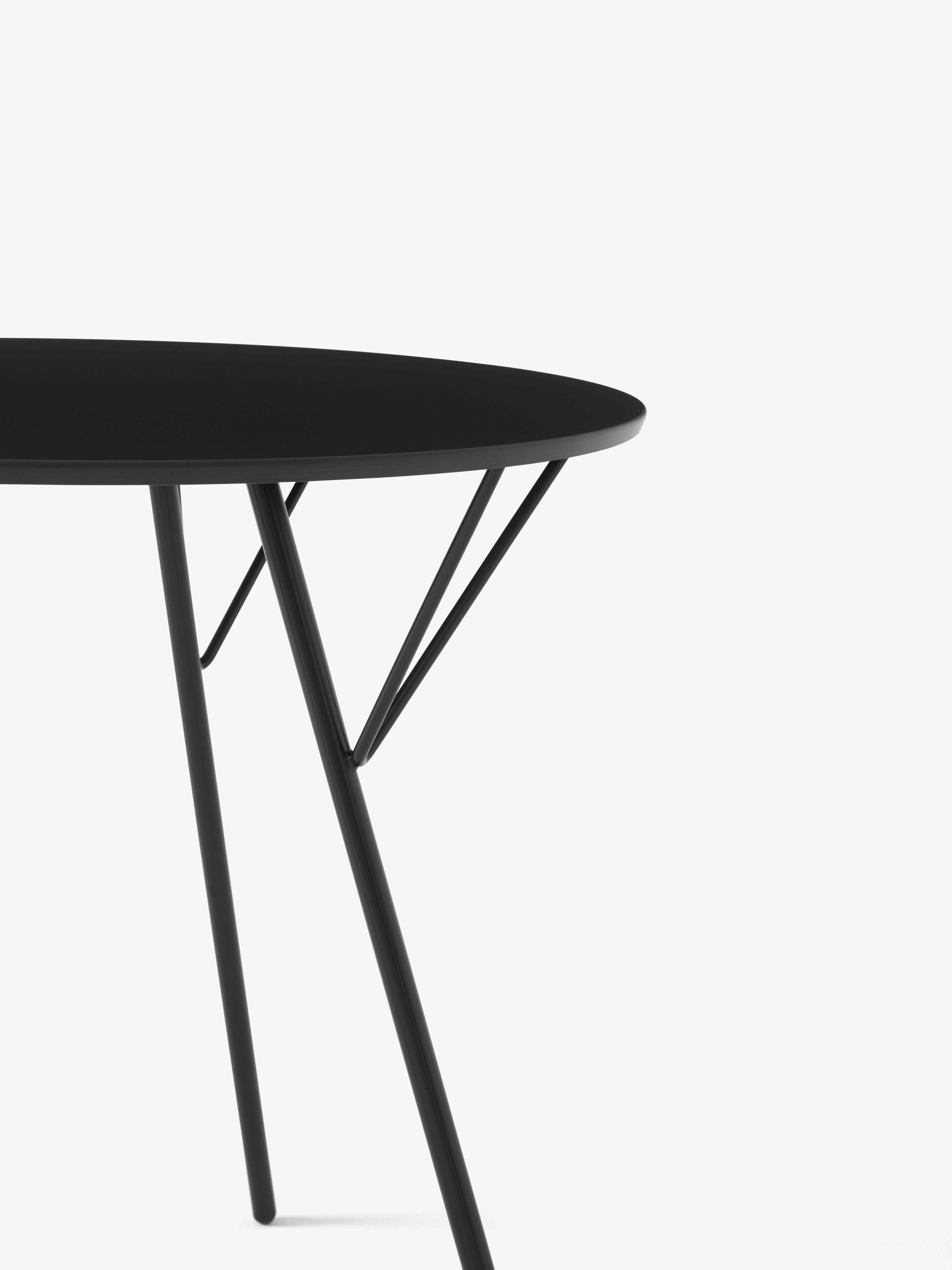 Ronde buiten tafel RFH zwart