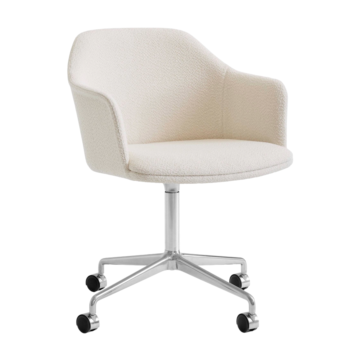 Bureau stoel RELY HW51 gestoffeerd met aluminium basis