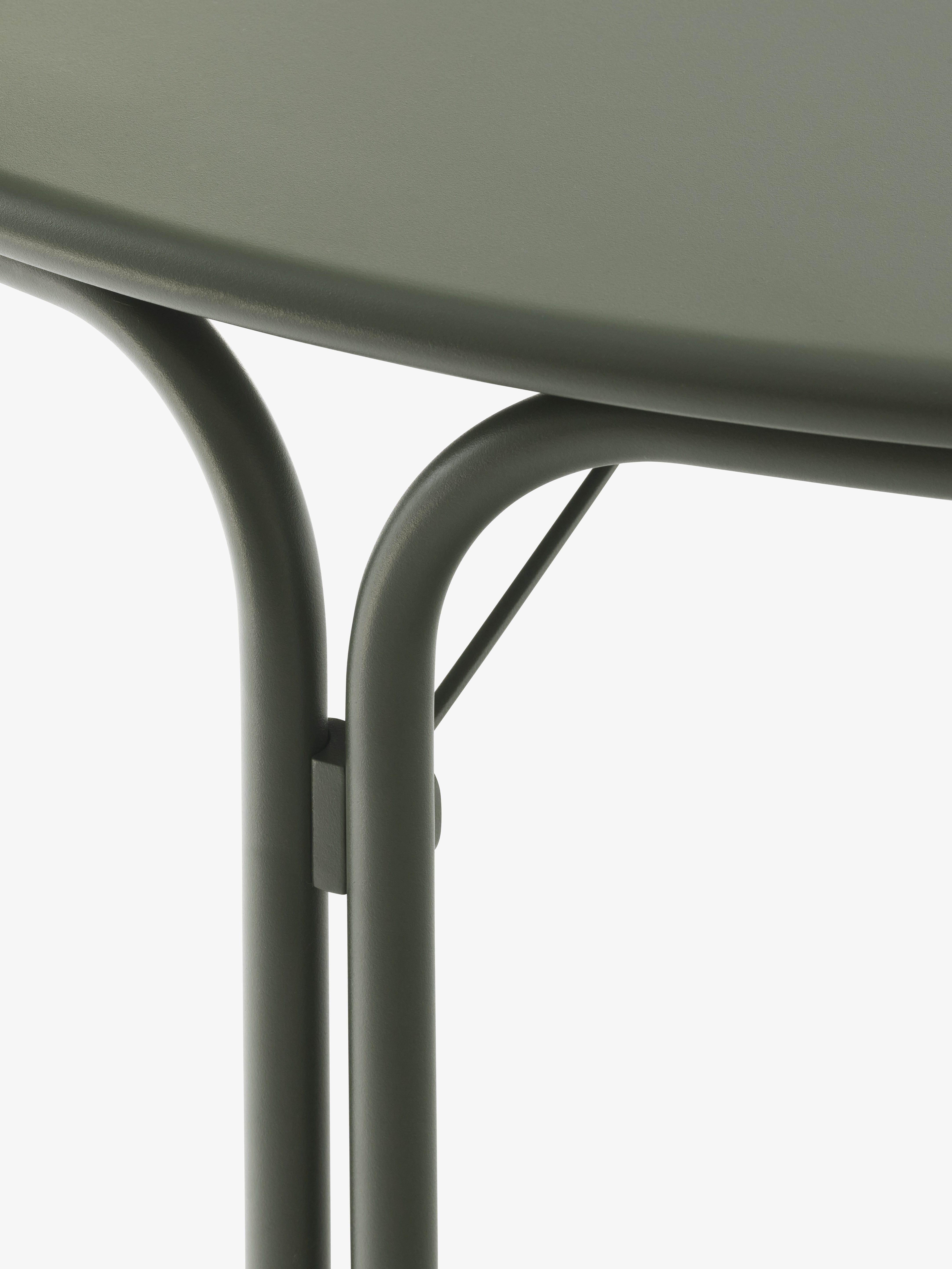 Ronde buitentafel THORVALD SC98 donkergroen