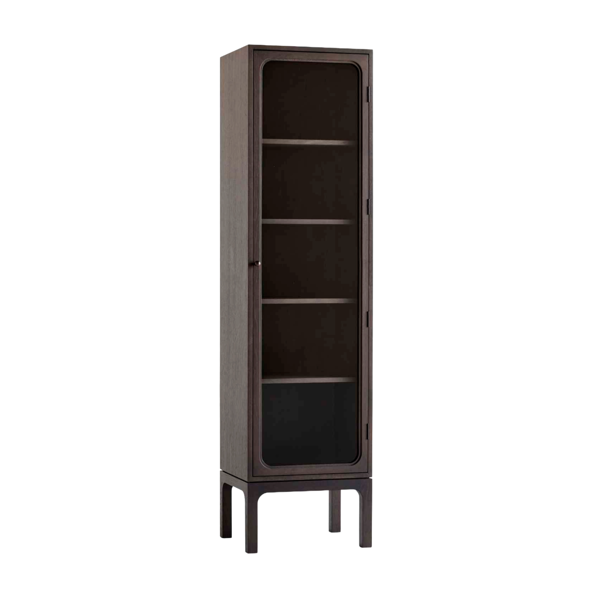 Vitrine TRACE SC87 donker gelakt eiken
