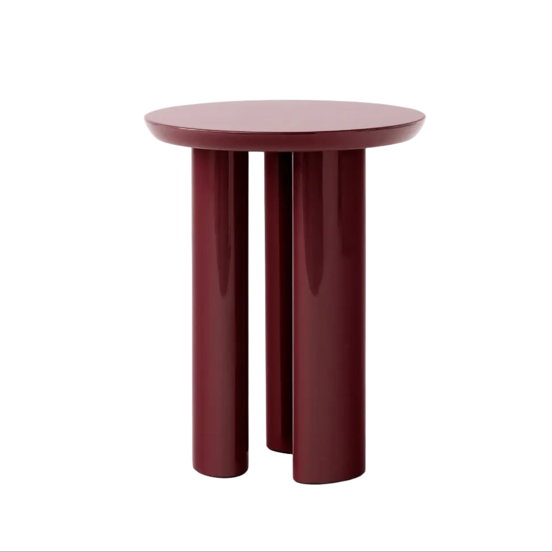 Bijzettafel TUNG JA3 bordeauxrood